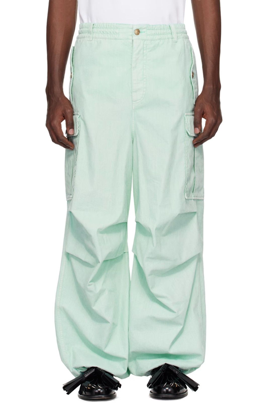 Marni $1250 Marni Garment Dyed Cotton Cargo Pants Size US 32 / EU 48 - 1 Thumbnail