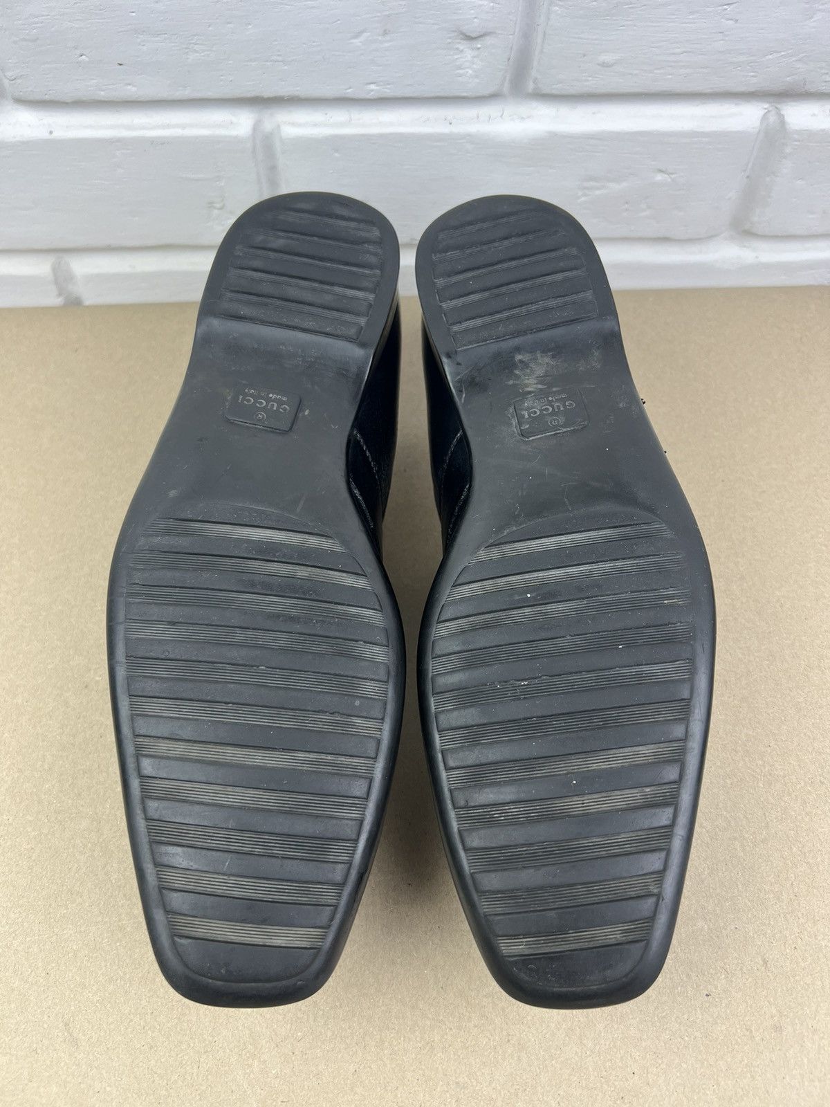 Gucci GUCCI Loafers Leather Slip Ons Shoes HORSEBIT Web Stripe Men Size US 11 / EU 44 - 14 Thumbnail