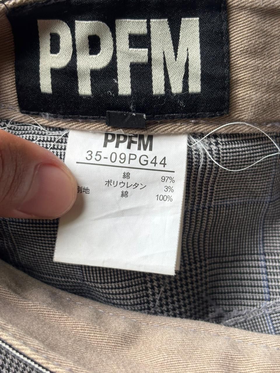 PPFM 2000s PPFM Multi Zipper Side Hybrid Adjustable Plaid Pants Size US 32 / EU 48 - 14 Thumbnail