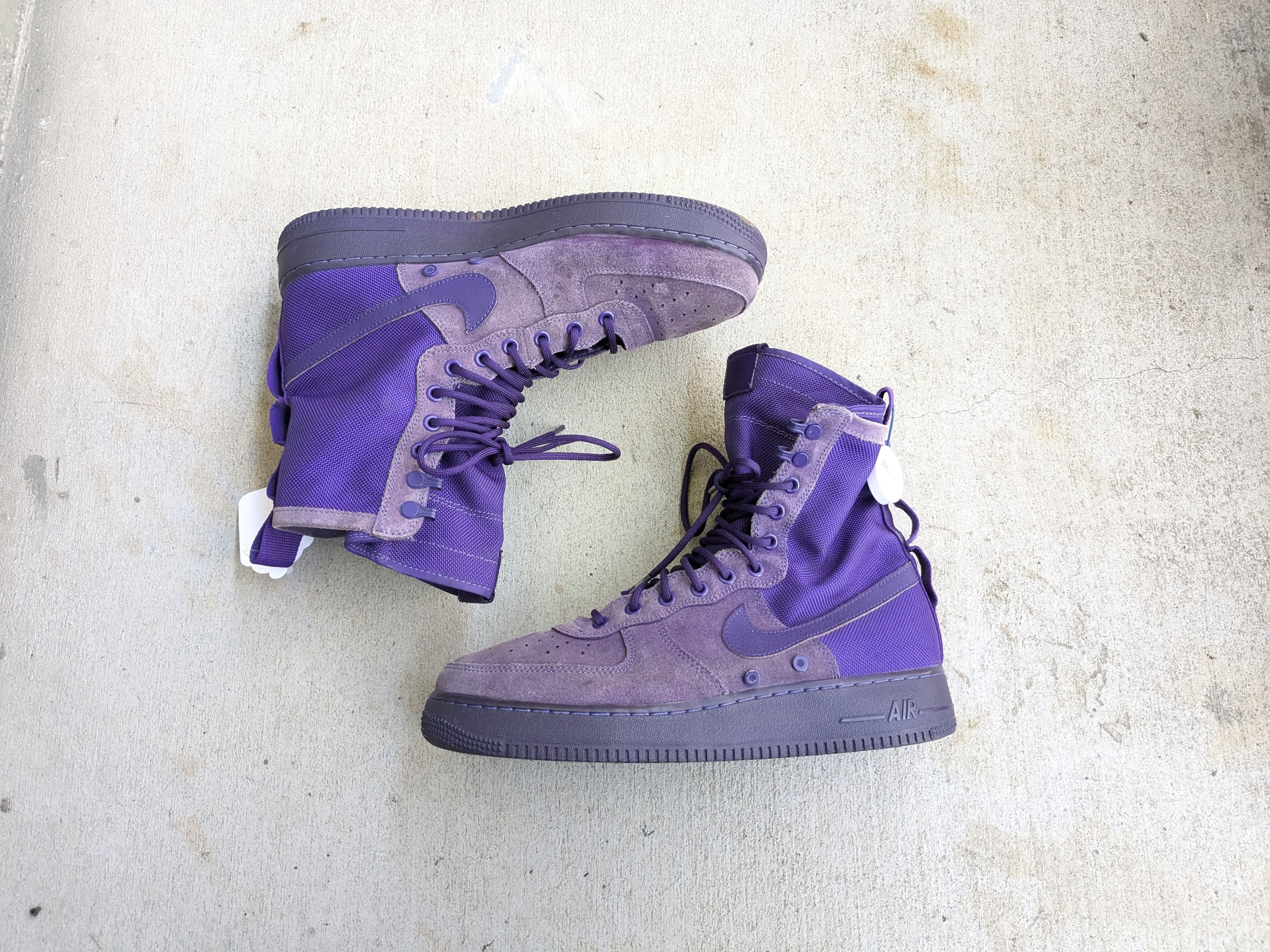 Nike Air SF Air Force High Court Purple 864024-500 Suede