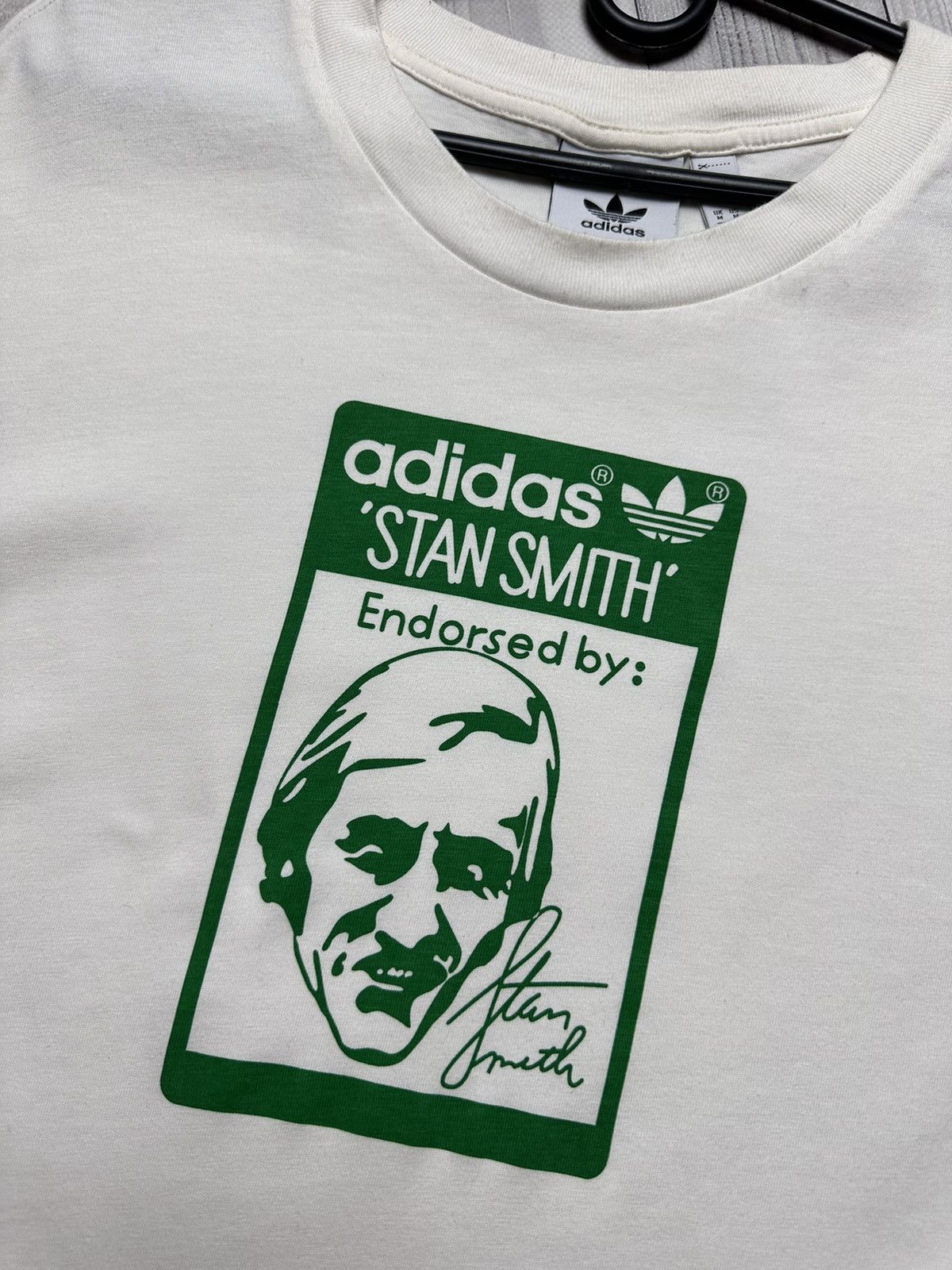 Adidas × Vintage Vintage adidas originals Stan smith size M big logo Size US M / EU 48-50 / 2 - 3 Thumbnail