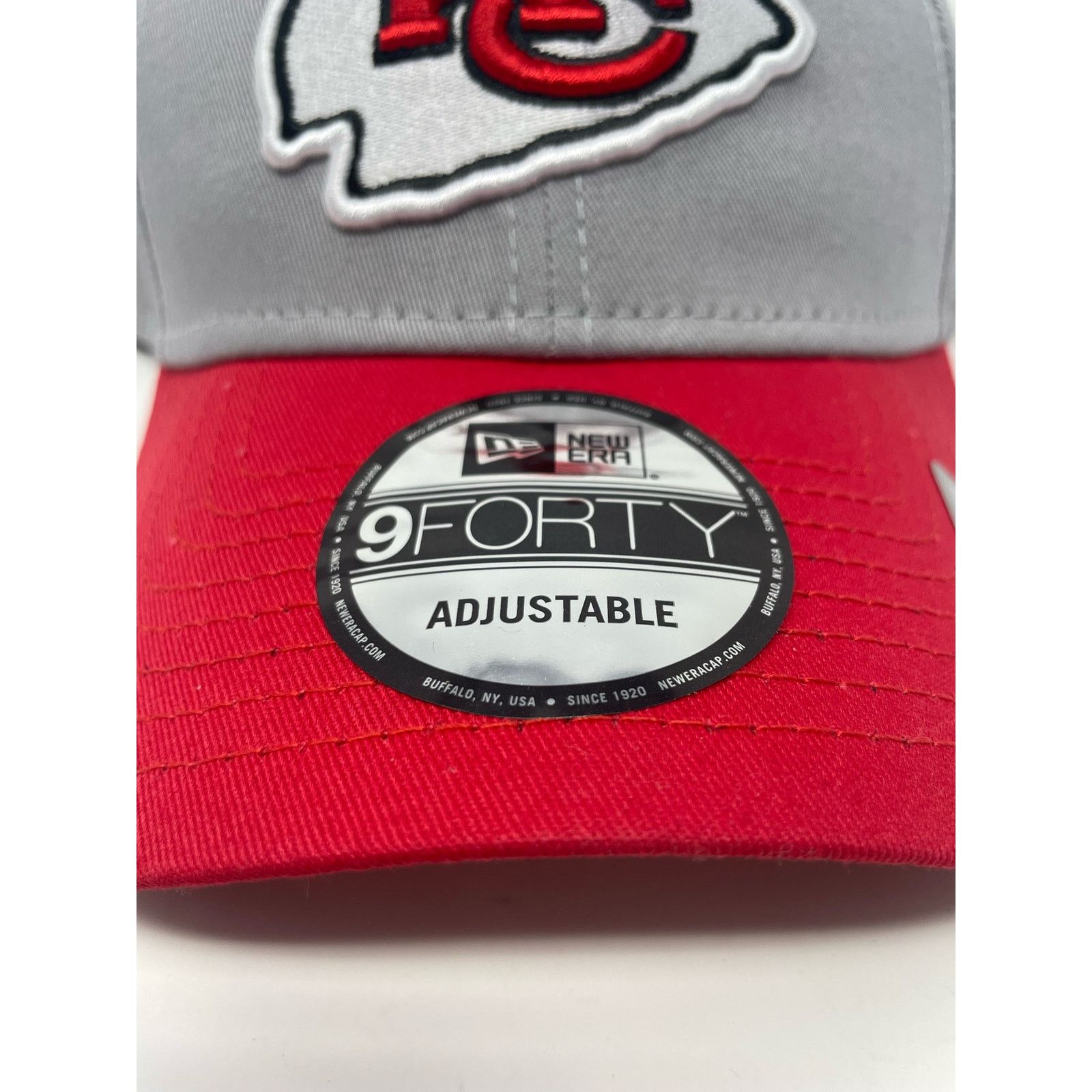 New Era Kansas City Chiefs New Era Gray 9FORTY NFL Snapback Hat Size ONE SIZE - 5 Thumbnail