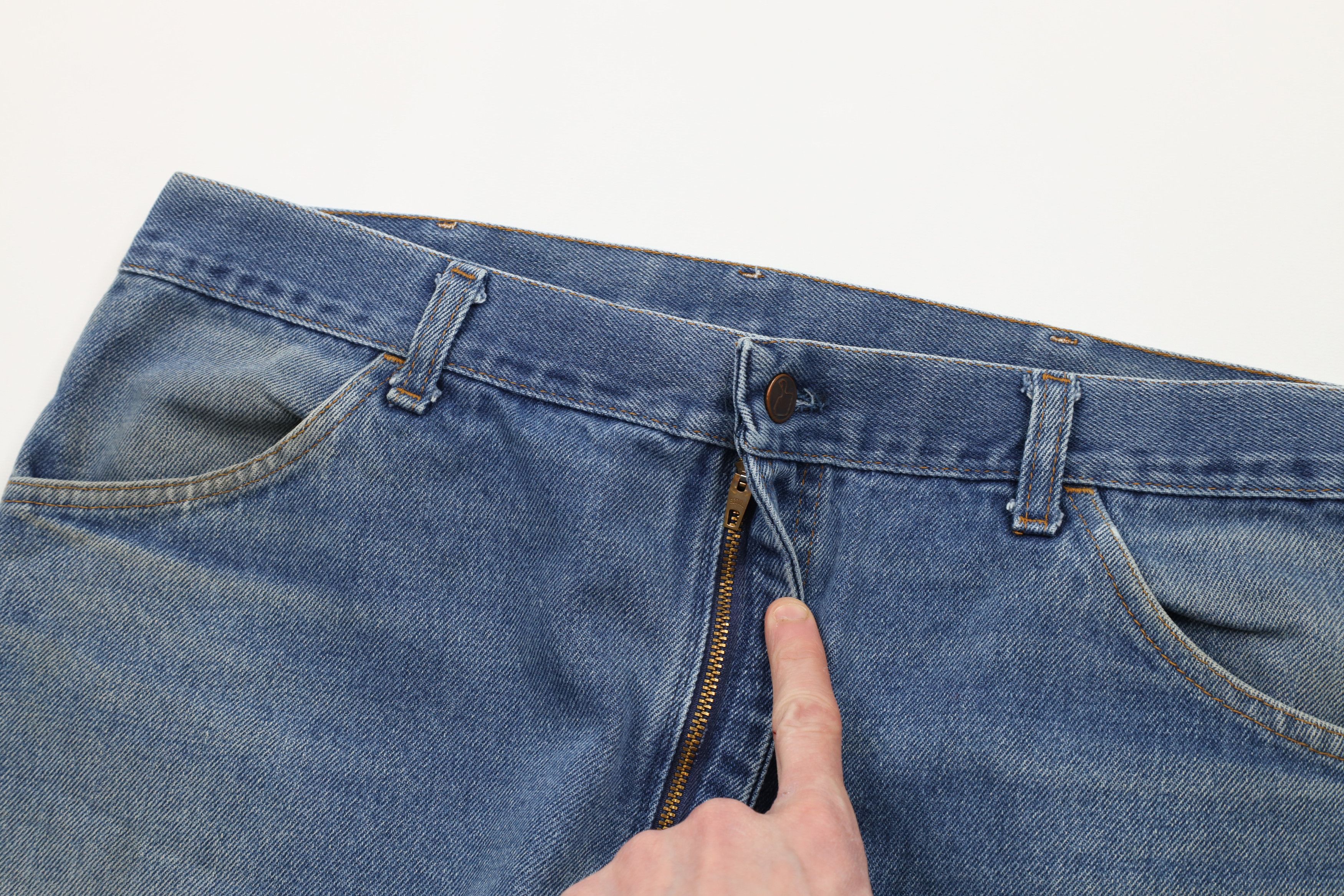 Vintage Vintage 70s Streetwear Wide Leg Bell Bottoms Denim Jeans USA Size US 38 / EU 54 - 6 Thumbnail
