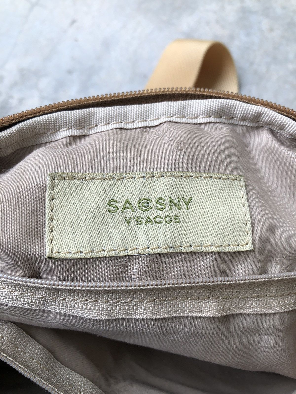 Y's for Men Sacsny Y’saccs By Yohji Yamamoto Front Leather Shoulder Bag Size ONE SIZE - 7 Thumbnail