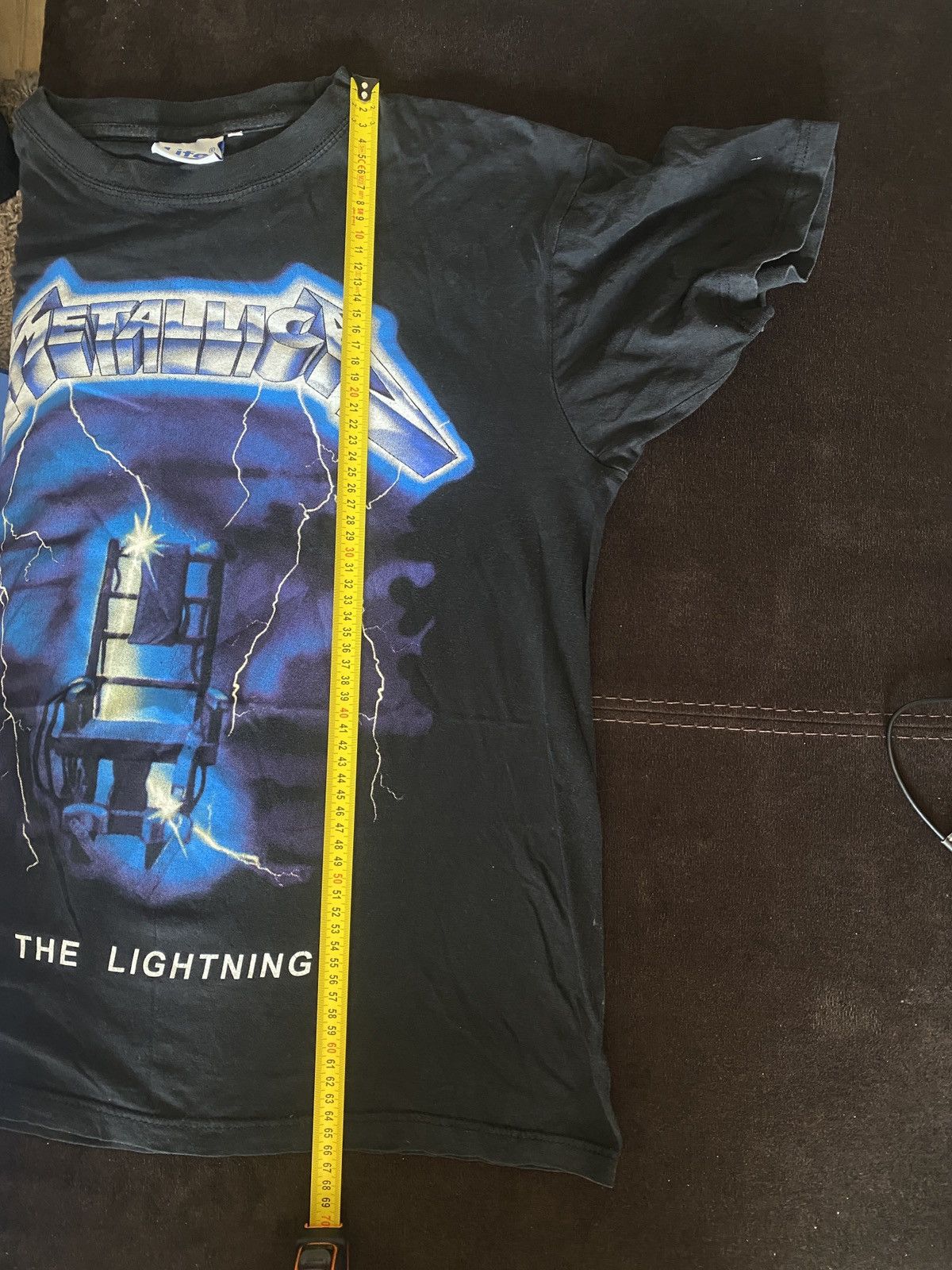 Band Tees Vintage Metallica big logo band lightning bootleg 00s tee Size US L / EU 52-54 / 3 - 9 Thumbnail