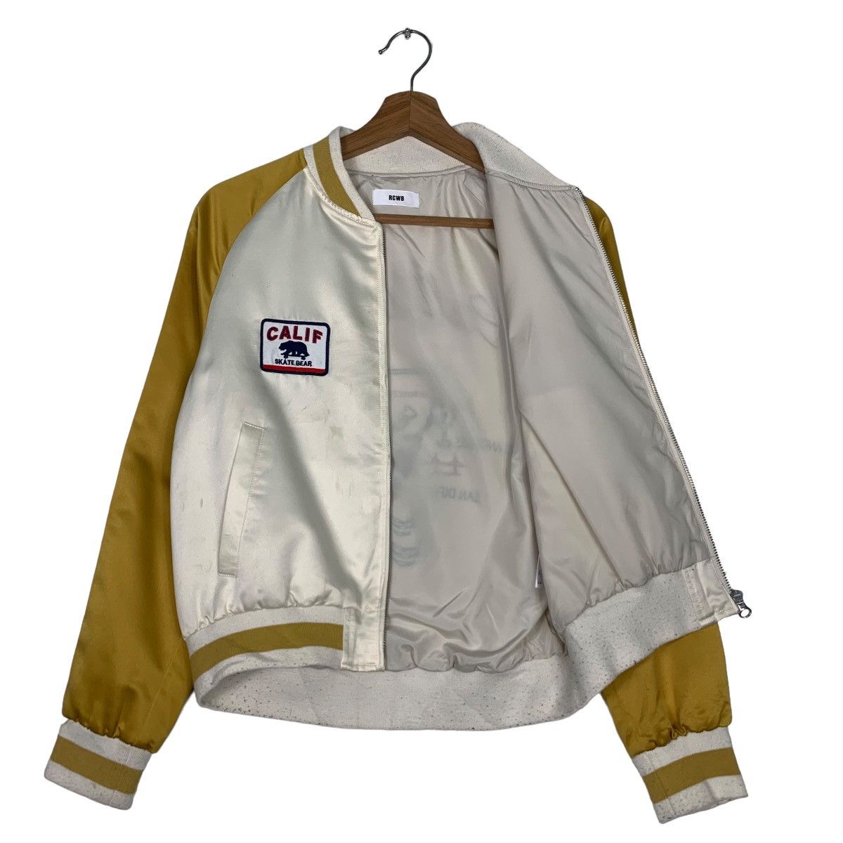 Japanese Brand RCWB Sukajan California Map Youth Jacket #0098-C6 Size US S / EU 44-46 / 1 - 12 Thumbnail