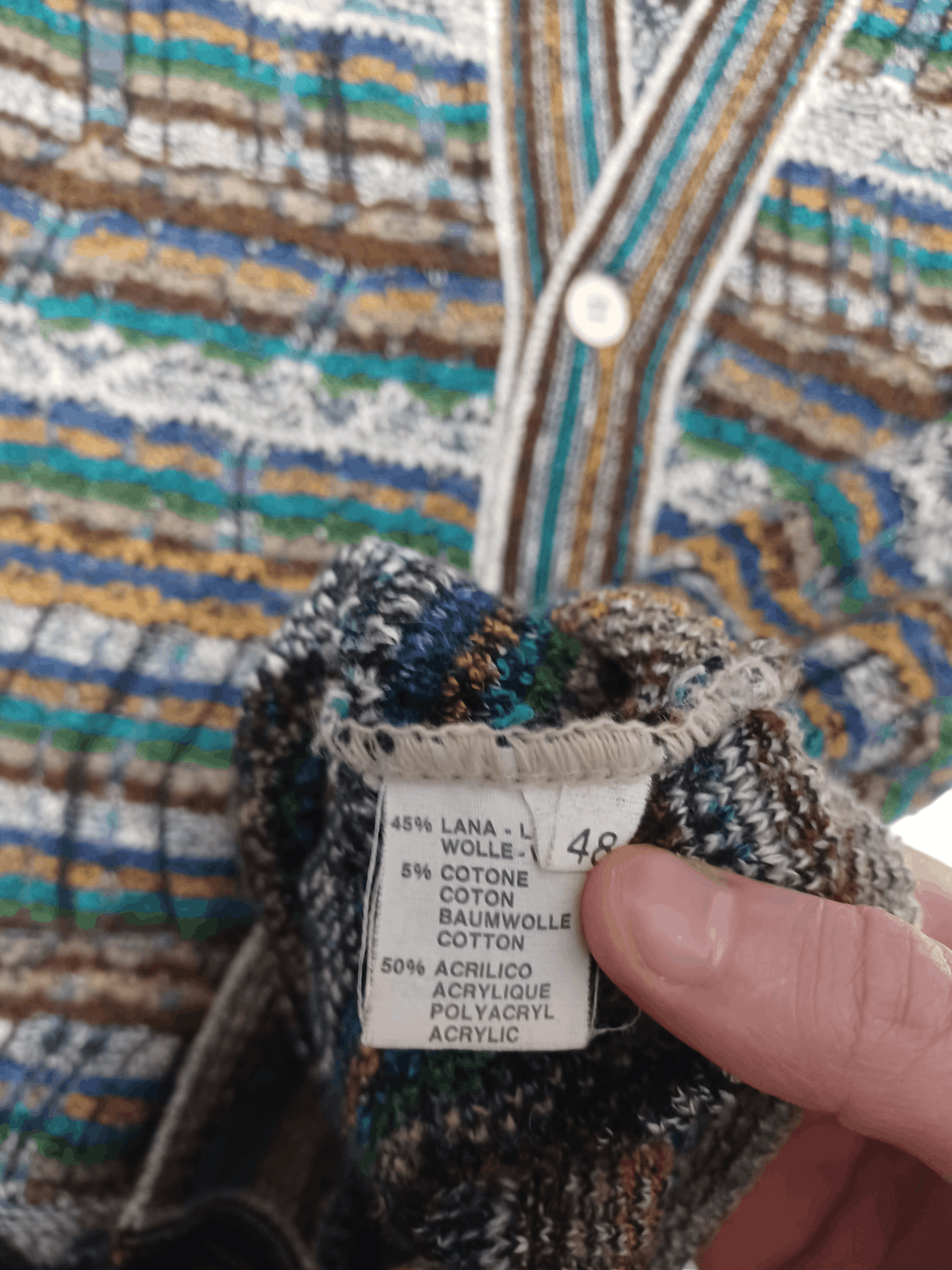 Other 90S MADE IN ITALY VINTAGE WOOL COOGI STYLE VEST Size US M / EU 48-50 / 2 - 6 Thumbnail