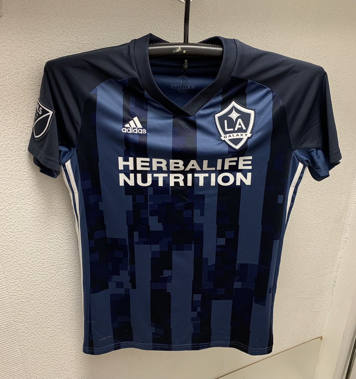Adidas La Galaxy MLS soccer jersey M sz Herbalife