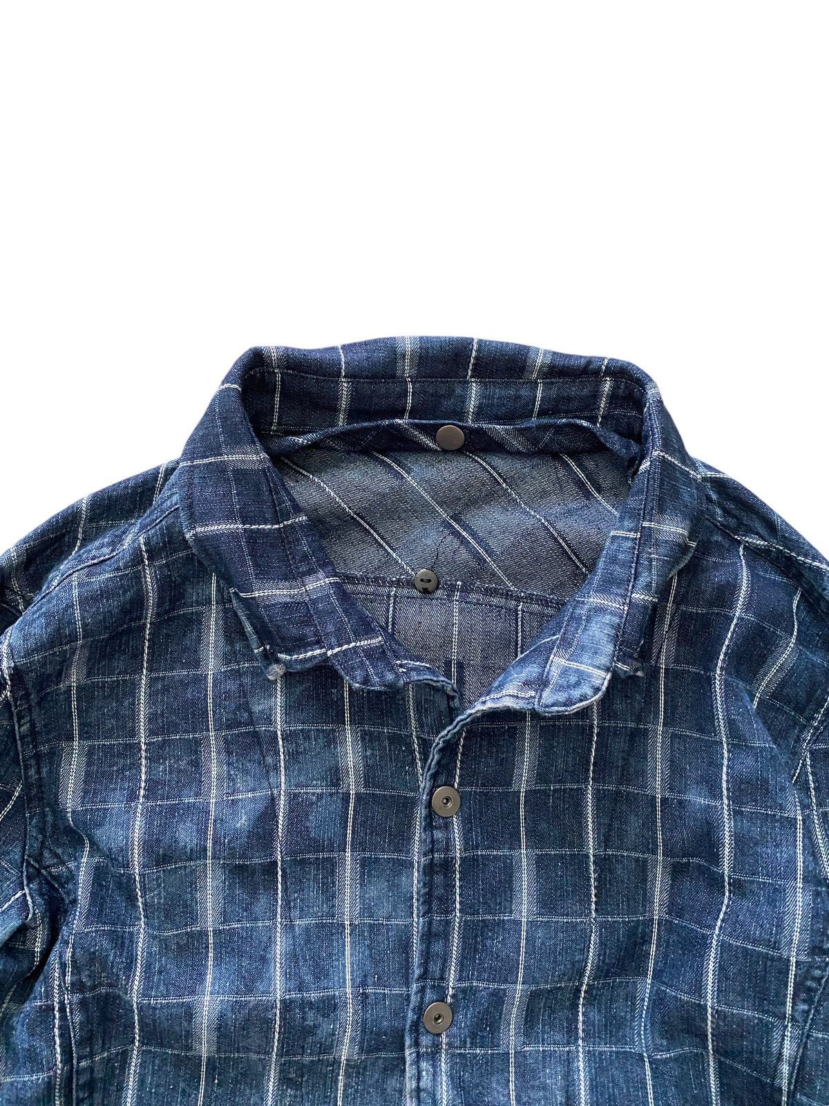 Blue Blue Japan × Japanese Brand Vintage Japanese 🇯🇵 patchwork Shirt Kapital design style Size US M / EU 48-50 / 2 - 8 Thumbnail