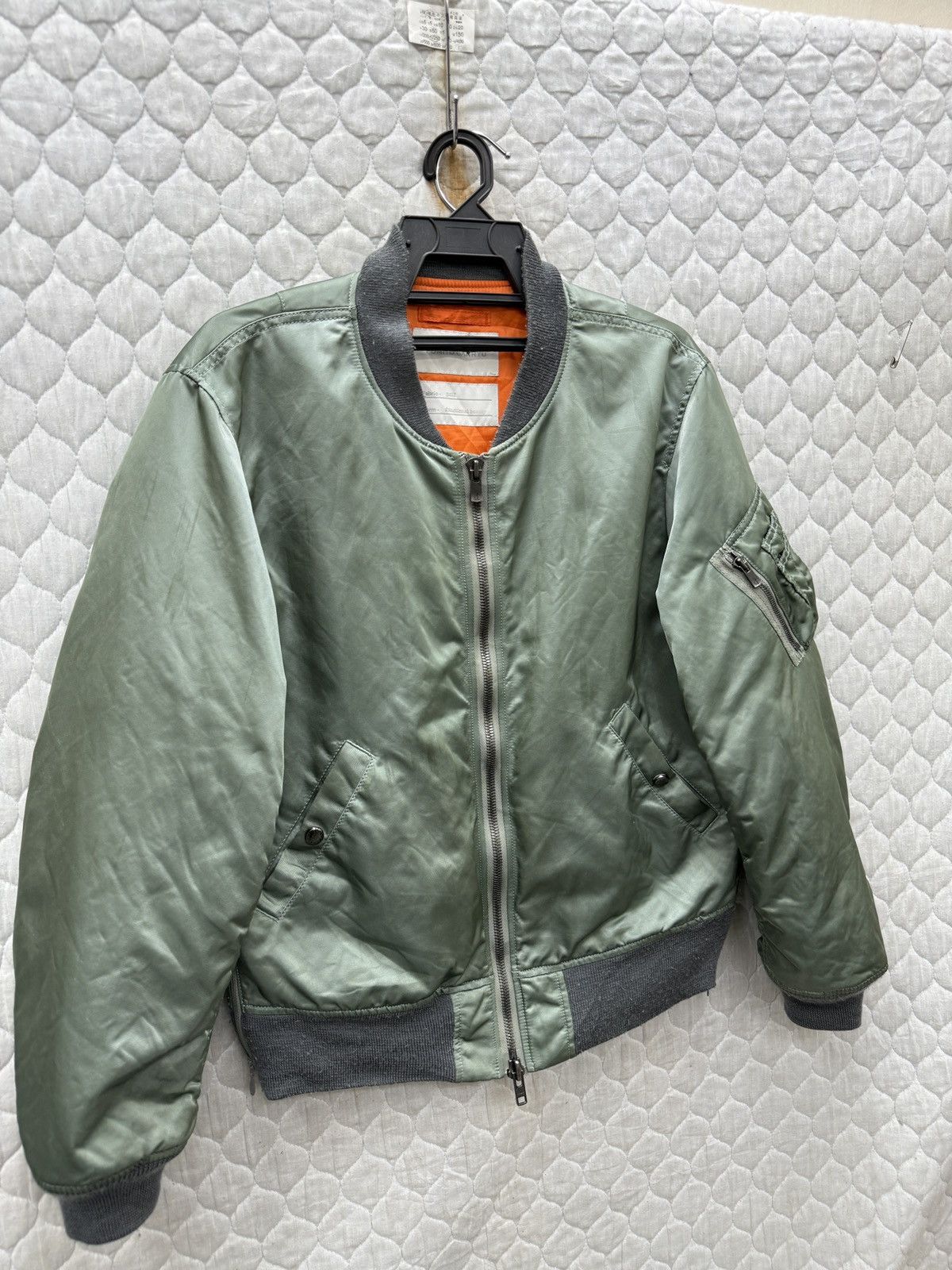 Fumito Ganryu 🔥🔥🔥ARCHIVE AW20 FUMITO GANRYU MA1 BOMBER FLIGHT JACKET Size US M / EU 48-50 / 2 - 3 Thumbnail