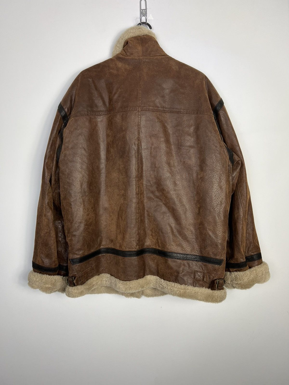 Other Leather Jacket B-3 Army Military Vintage Henry Morell Flyers Size US L / EU 52-54 / 3 - 2 Thumbnail