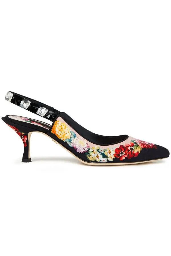 Dolce & Gabbana o1y0925 Spool Heel Pumps in Multicolor Size US 5 / IT 35 - 1 Thumbnail
