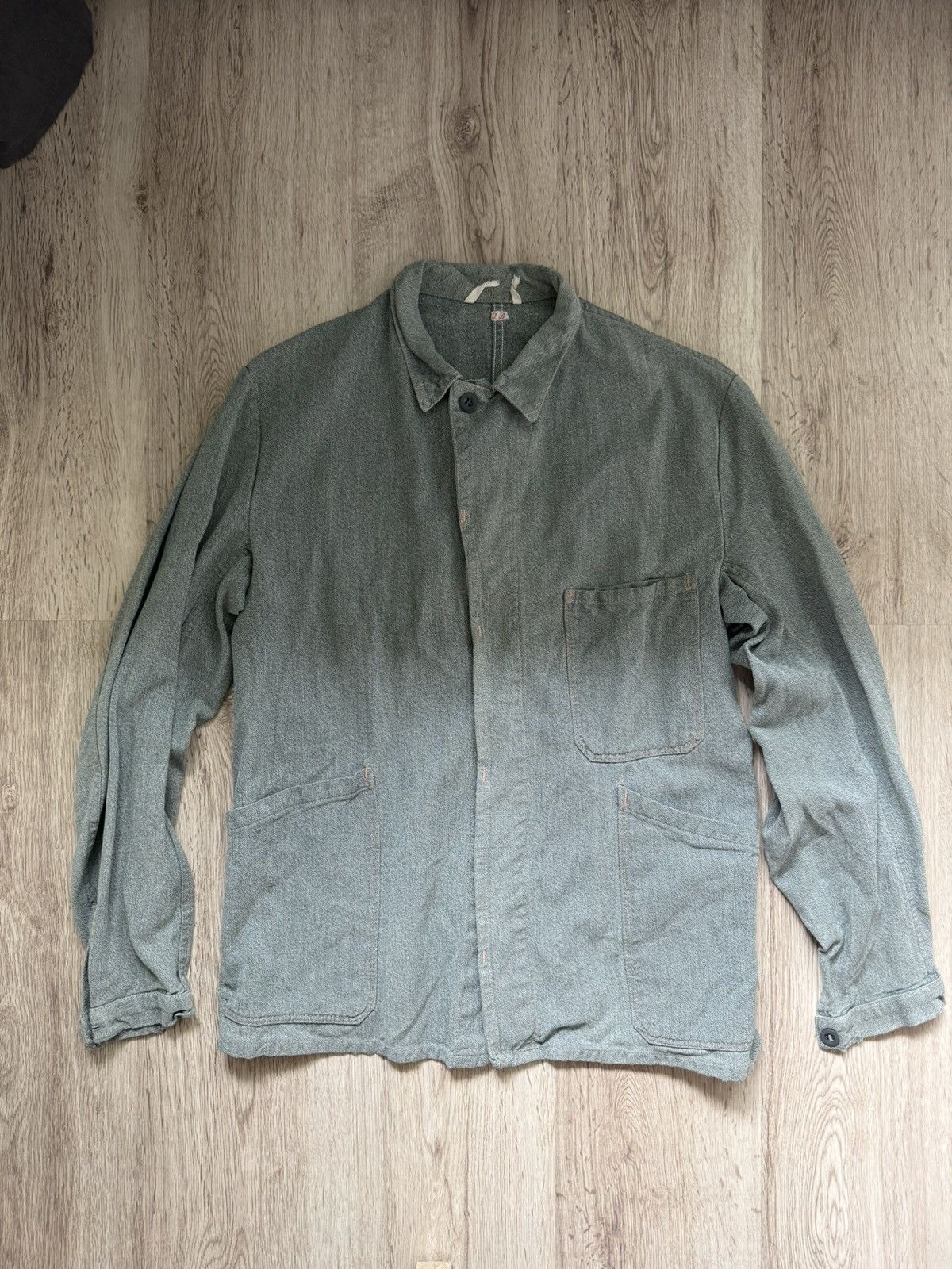 Other Vintage French Workwear Chore Jacket Sanfor Faded 50s 60s Size US M / EU 48-50 / 2 - 1 Thumbnail