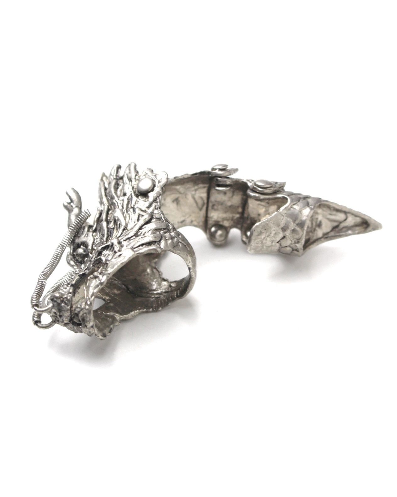 Vintage 2000S JAPANESE MADE DRAGON CLAW ARMOR RING Size ONE SIZE - 5 Thumbnail