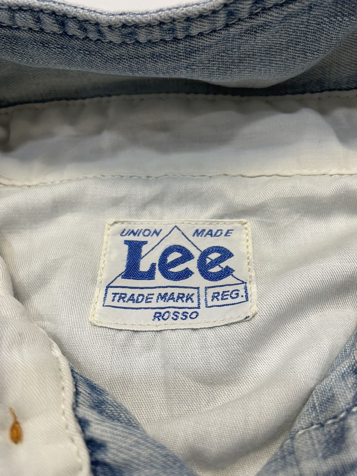 Lee × Vintage Lee Women Vintage Denim Faded Worker Jacket Size S / US 4 / IT 40 - 8 Thumbnail