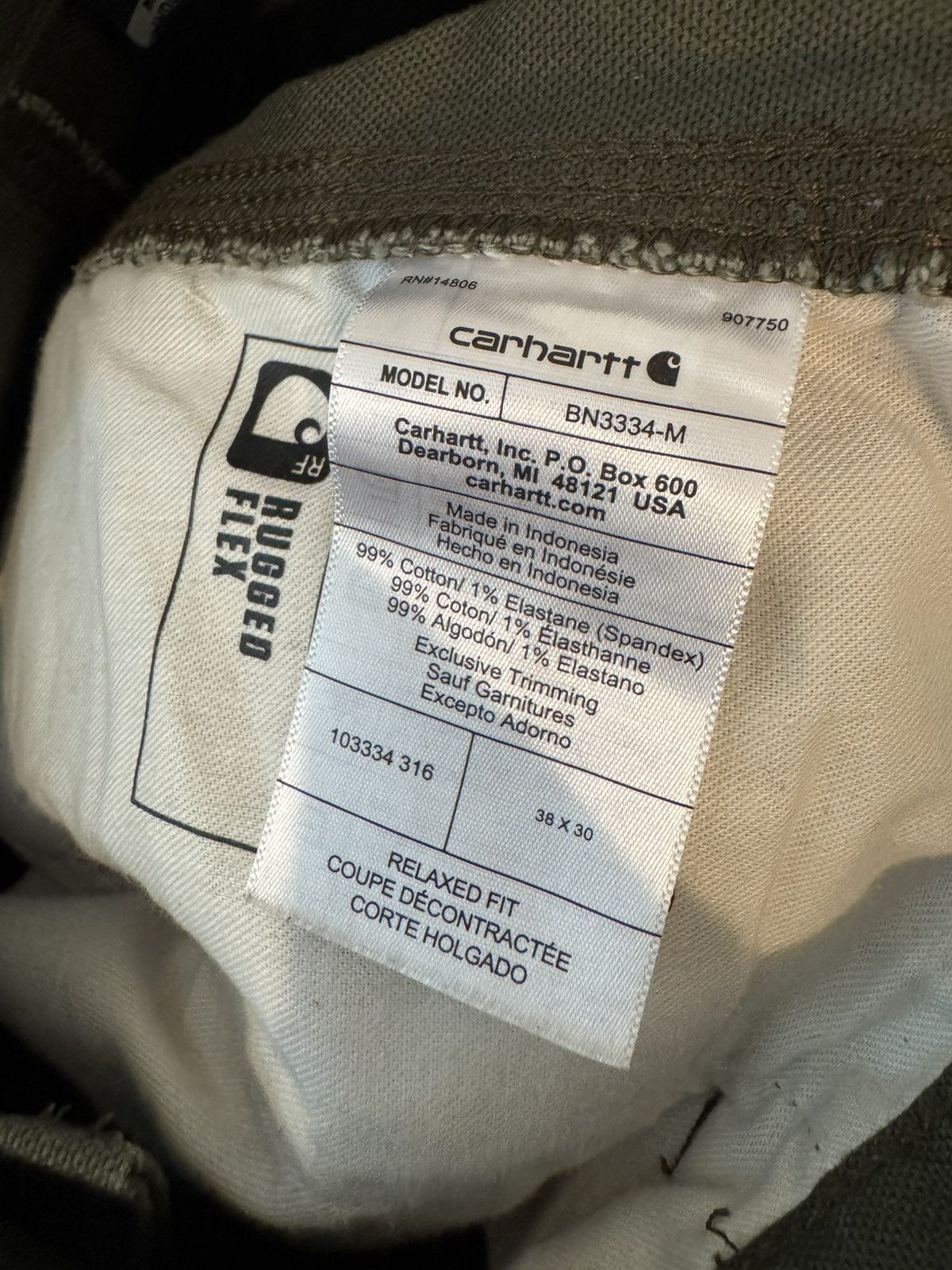 Carhartt Carhartt Carpenter Pants Size US 38 / EU 54 - 5 Thumbnail