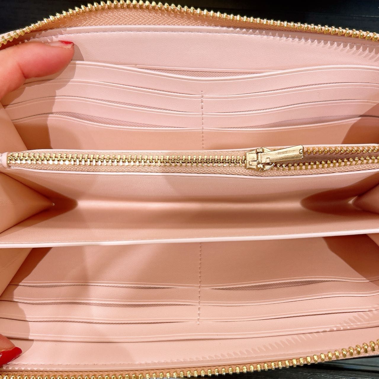 Coach Long Zip Around Wallet With Rosette Print CZ329 Size ONE SIZE - 6 Thumbnail