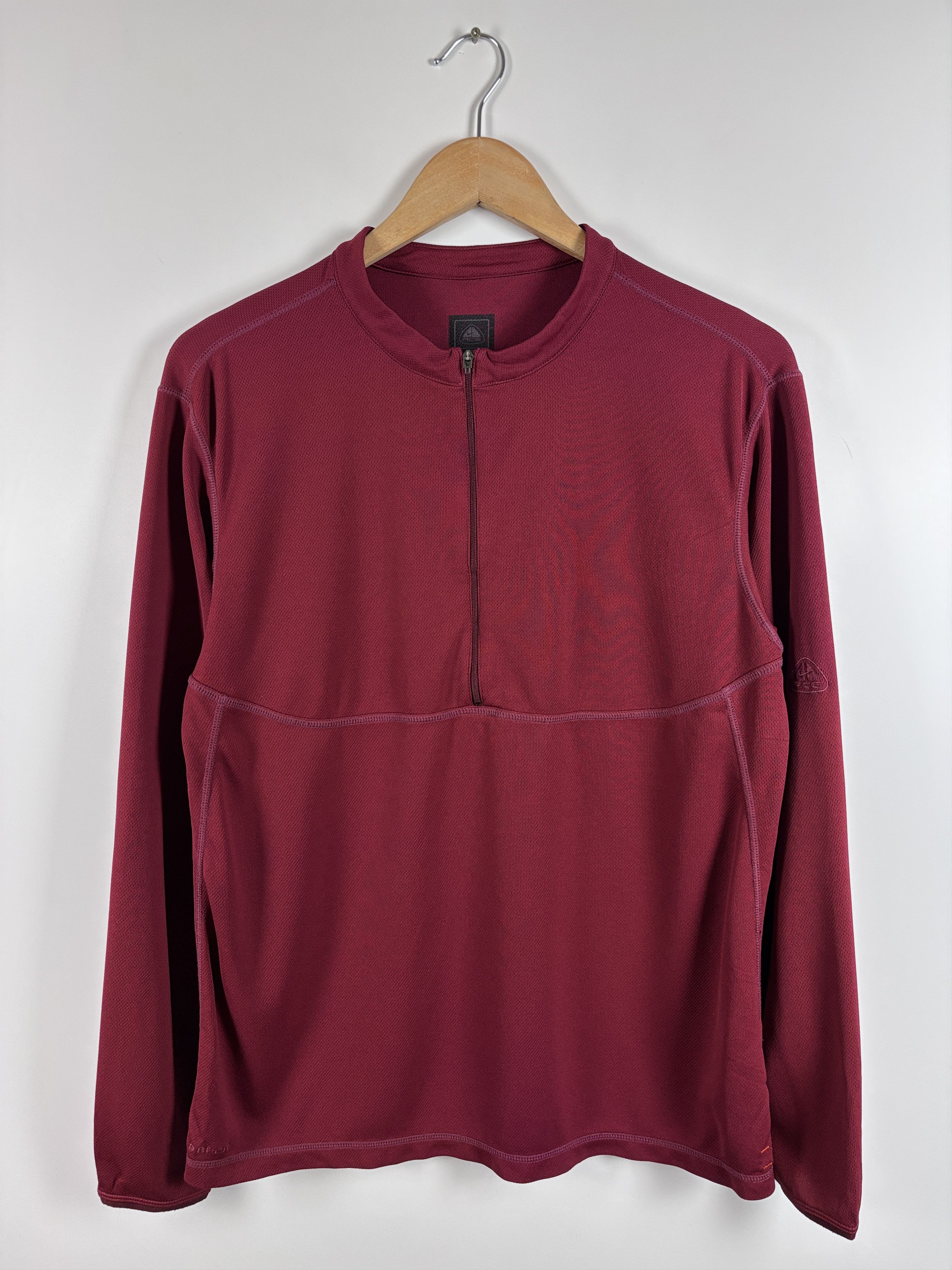 Nike × Nike ACG Y2K Nike ACG Base Layer 1/2 Zip Long Sleeve T-Shirt L Size US L / EU 52-54 / 3 - 1 Thumbnail