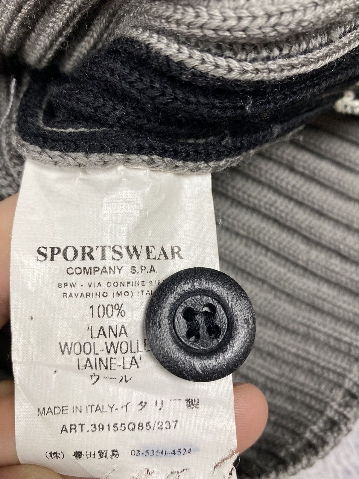 Massimo Osti Vintage 00s Stone Island Massimo Osti Wool Knitted Sweater Size US L / EU 52-54 / 3 - 16 Thumbnail