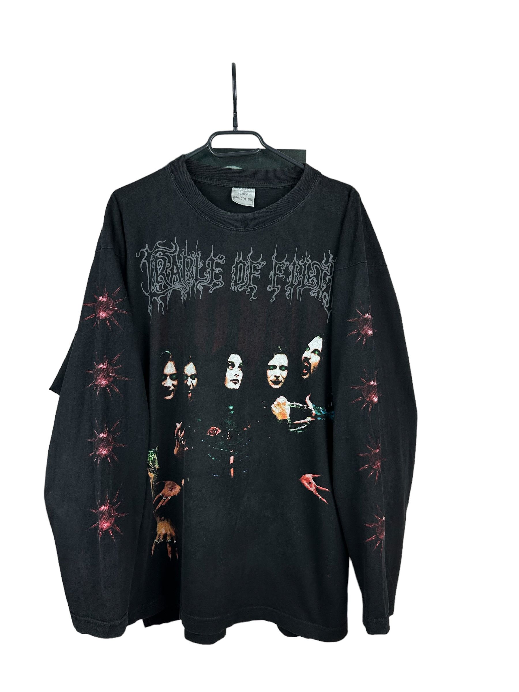 Band Tees × Vintage Vintage Cradle Of Filth No Strings Attached Long Sleeve Tee Size US XL / EU 56 / 4 - 3 Thumbnail