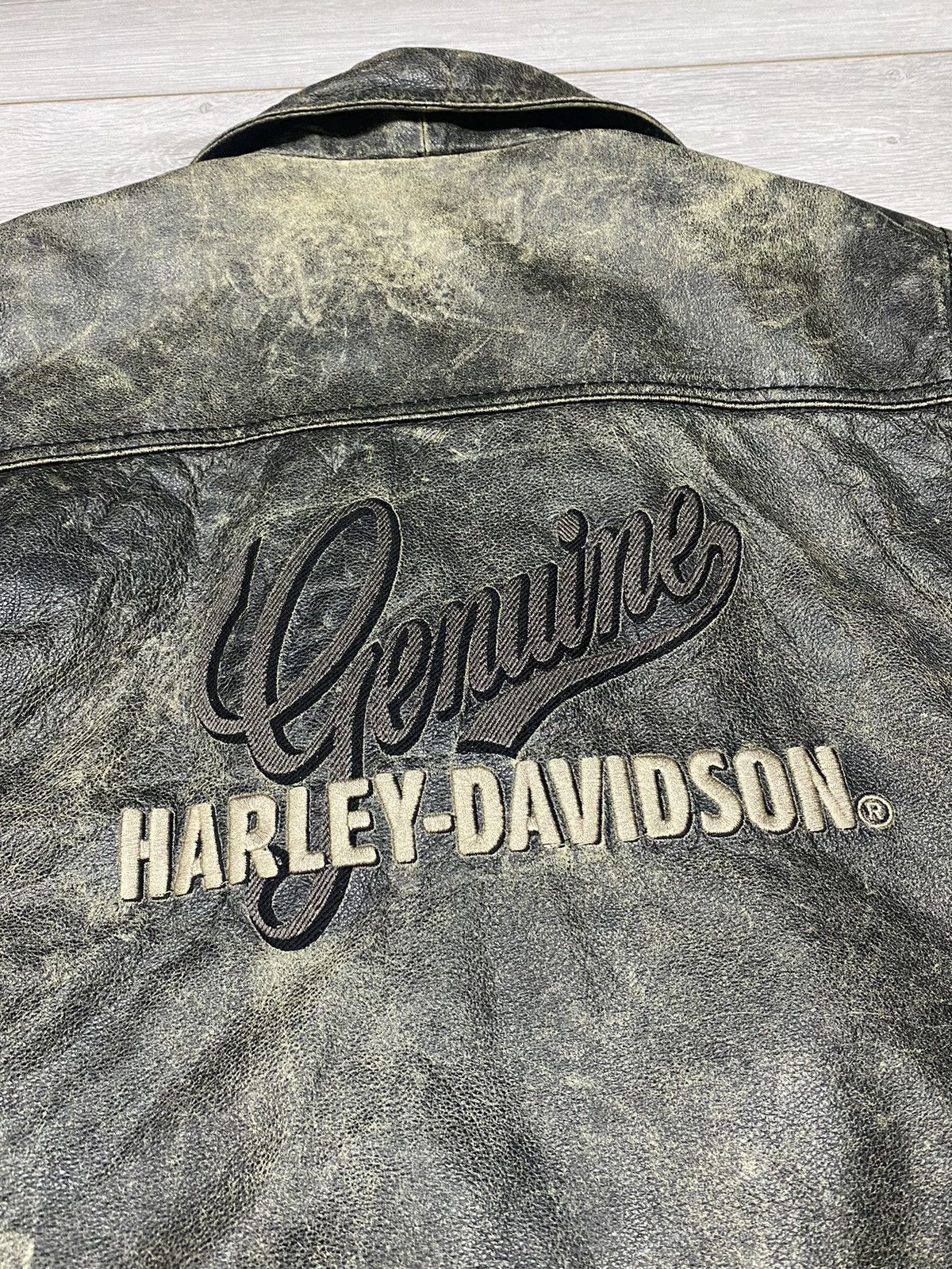 Harley Davidson Harley Davidson vintage big logo racing moto jacket Size US M / EU 48-50 / 2 - 10 Thumbnail