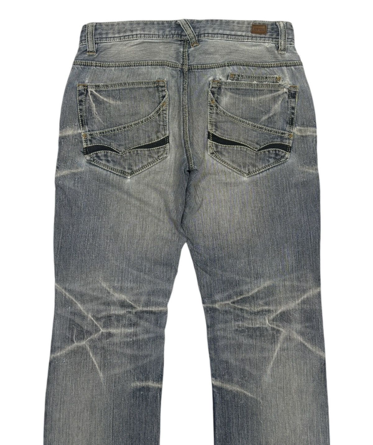 Obelisk 🔥NICOLE CLUB FOR MEN FLARE JEANS DISTRESSED DENIM Size US 32 / EU 48 - 6 Thumbnail