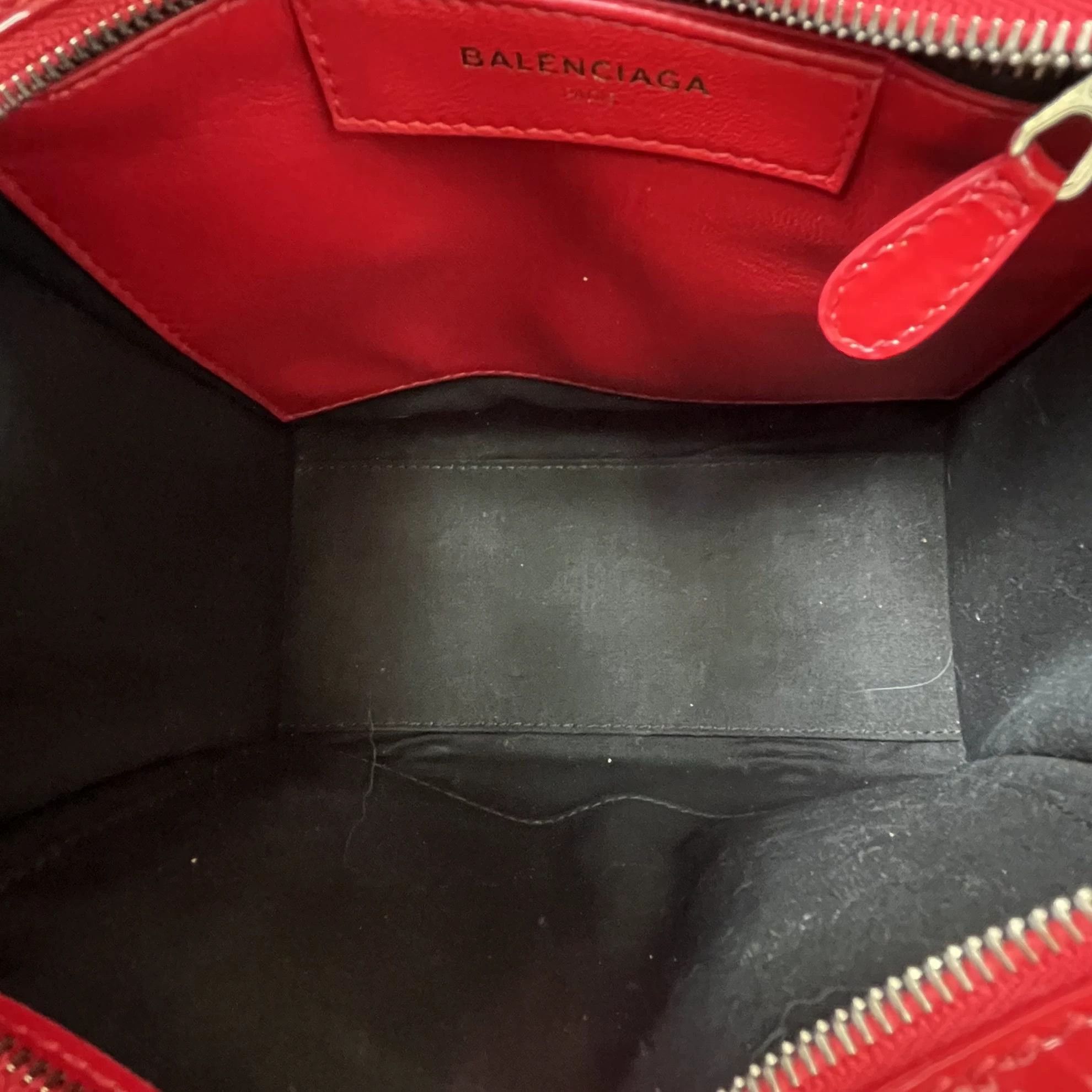 Balenciaga Balenciaga Red Patent Leather Tote Bag Pre-owned Size ONE SIZE - 8 Thumbnail