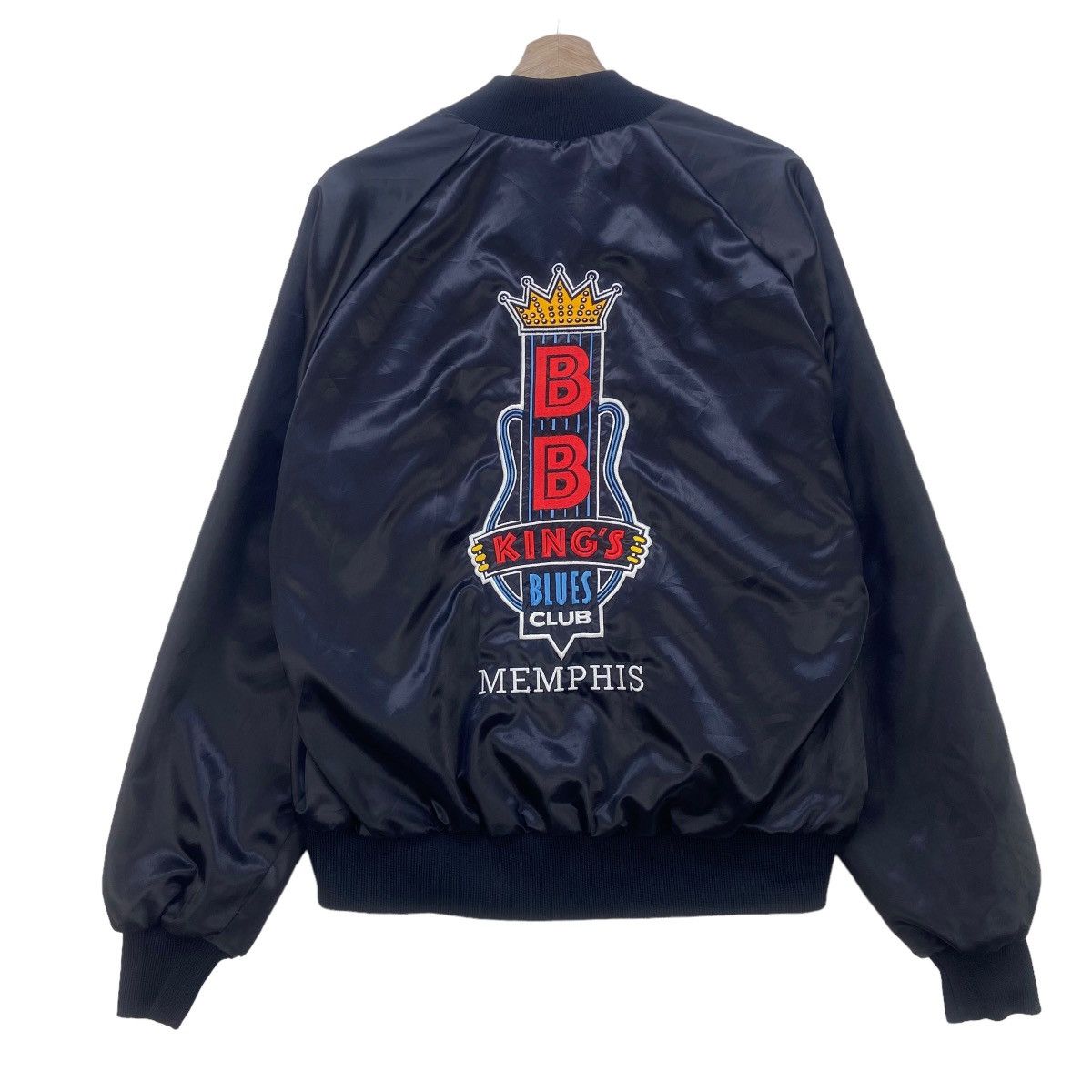 Auburn Sportswear Vtg Auburn Sportswear King’s Blues Club Memphis Coach Jacket Size US L / EU 52-54 / 3 - 2 Thumbnail