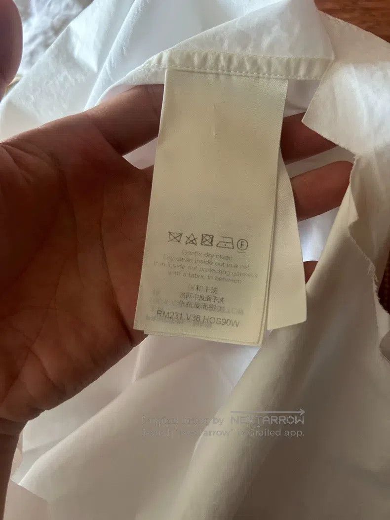 Louis Vuitton Louis Vuitton White Wave Shirt Size S / US 4 / IT 40 - 6 Thumbnail