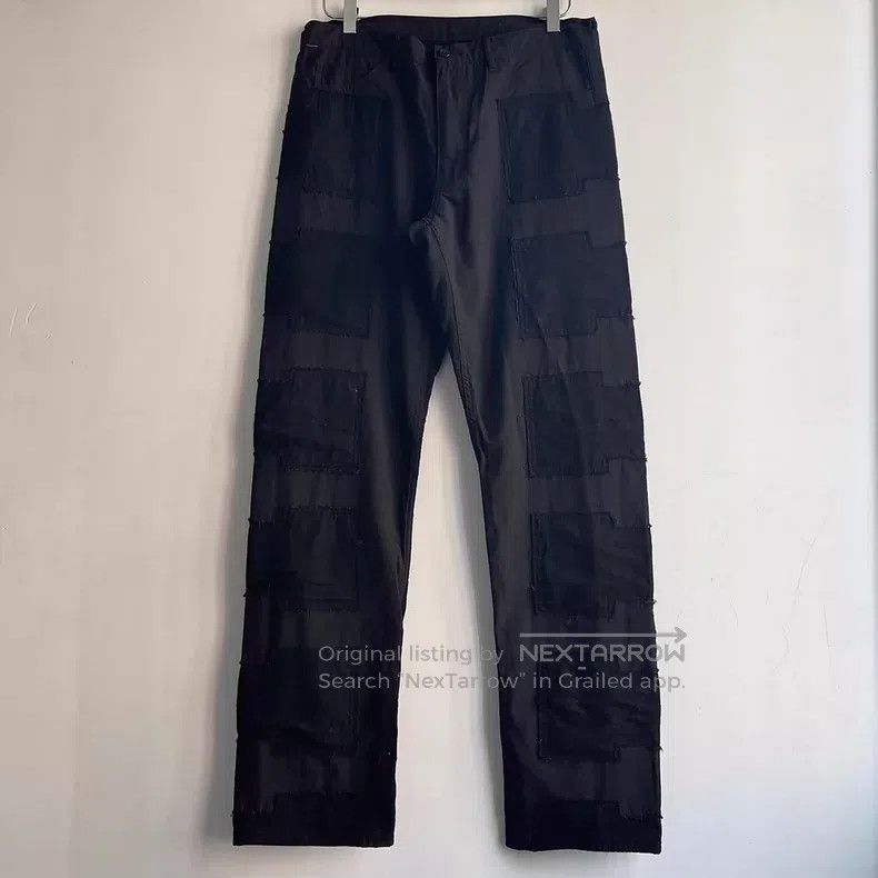 Comme des Garcons Comme des Garcons size M Distressed Patchwork Trousers Size US 27 - 1 Thumbnail
