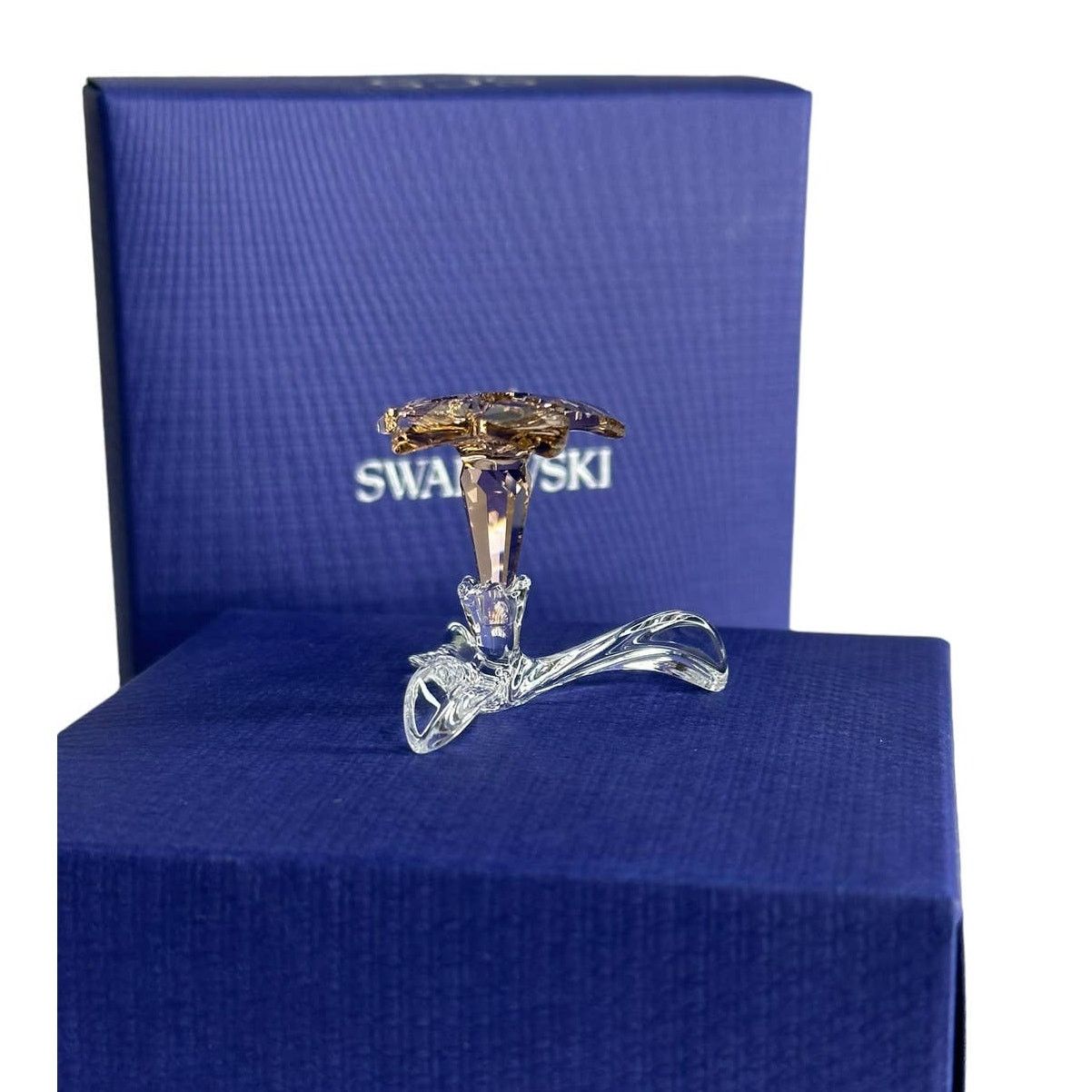Swarovski Swarovski Figurine SCS DESERT ROSE Flower Pink Flower NEW Size ONE SIZE - 4 Thumbnail