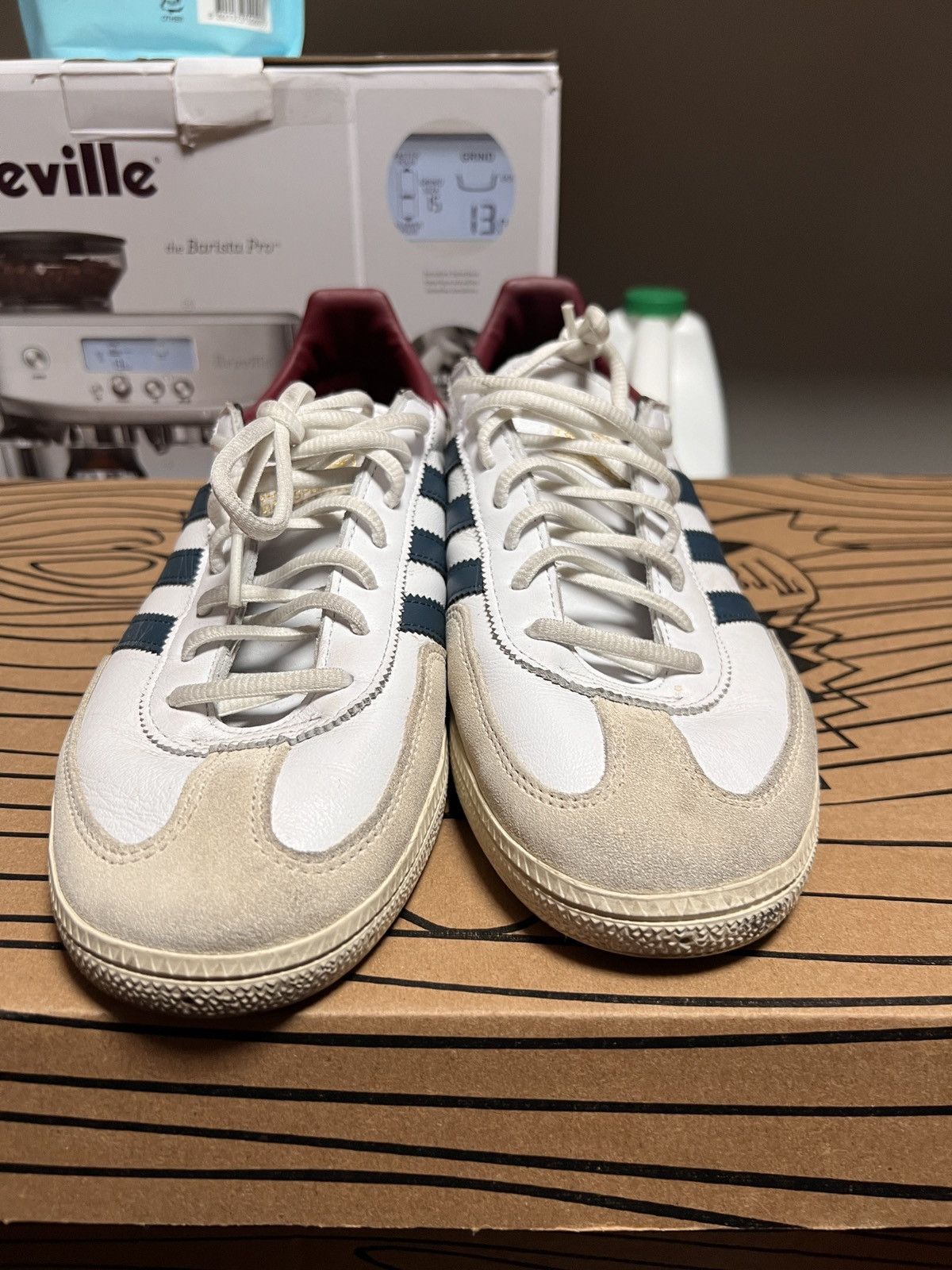 Adidas Adidas Handball Spezial 'White Arctic Night' Size US 11.5 / EU 44-45 - 2 Thumbnail