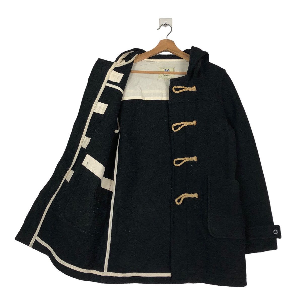Japanese Brand 📌VINTAGE WOOL DUFFLE JACKET BEAMS HEART JAPAN Size US M / EU 48-50 / 2 - 3 Thumbnail