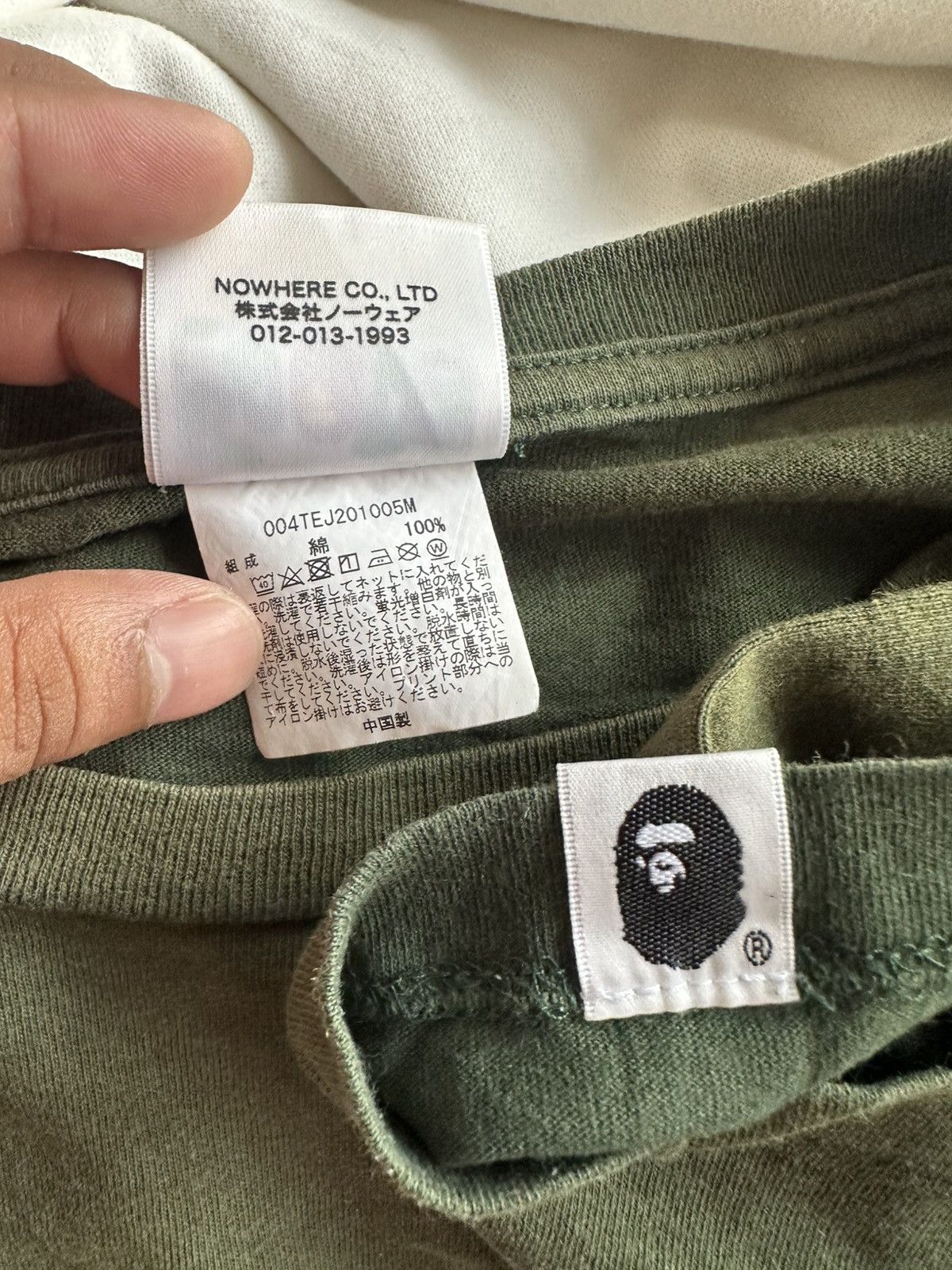 Bape A Bathing Ape Bape Pirates Streetwear Japan Olive Green Size US L / EU 52-54 / 3 - 3 Thumbnail