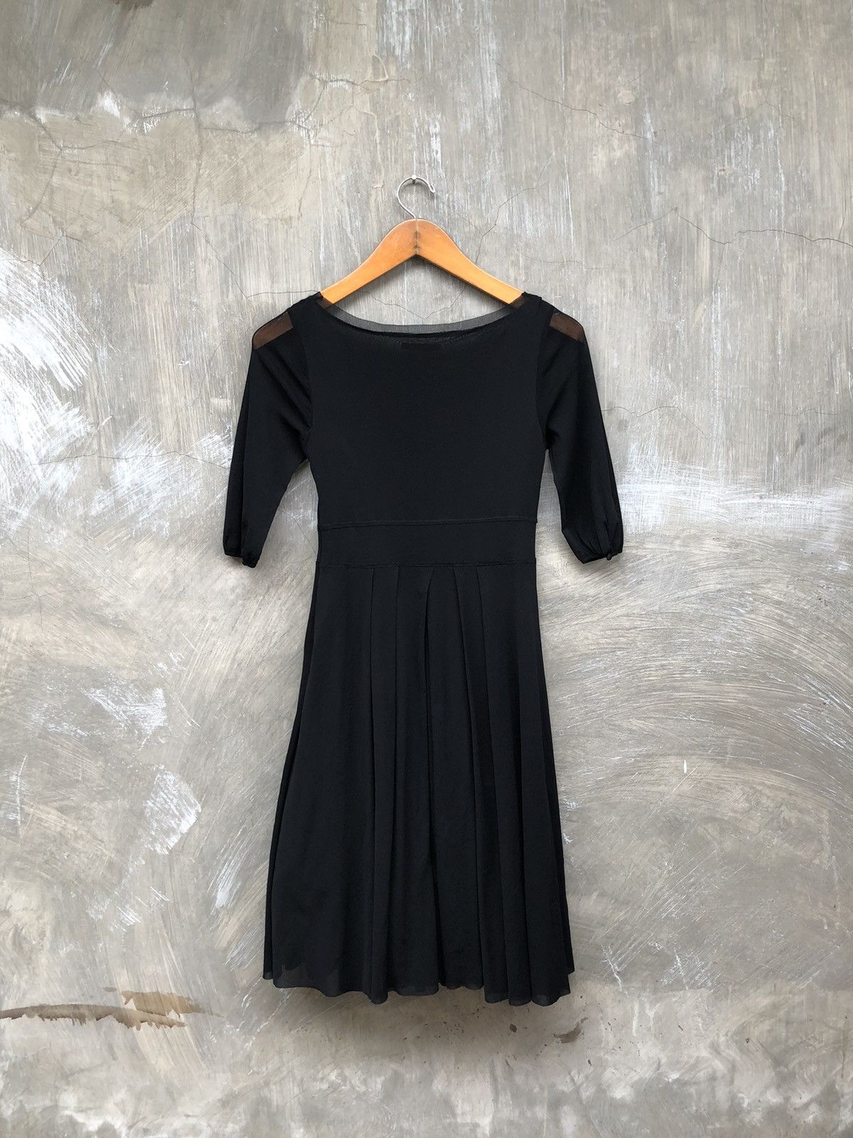 Vivienne Tam Vivienne Tam Black Flower Women Midi Dress Size S / US 4 / IT 40 - 10 Thumbnail