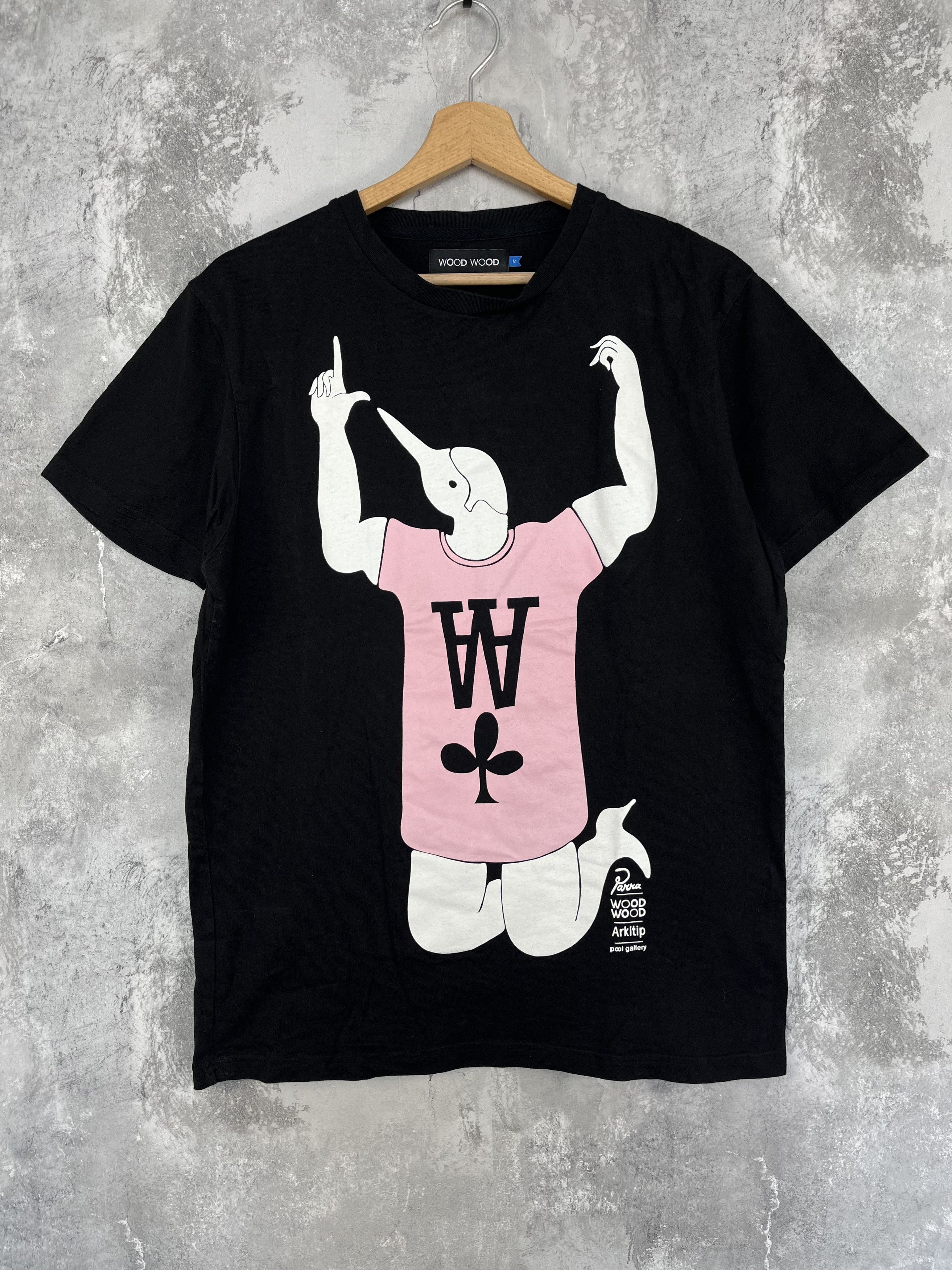 Designer × Parra × Wood Wood Wood Wood Colabo Parra Arkitip T-shirt Size US M / EU 48-50 / 2 - 1 Thumbnail
