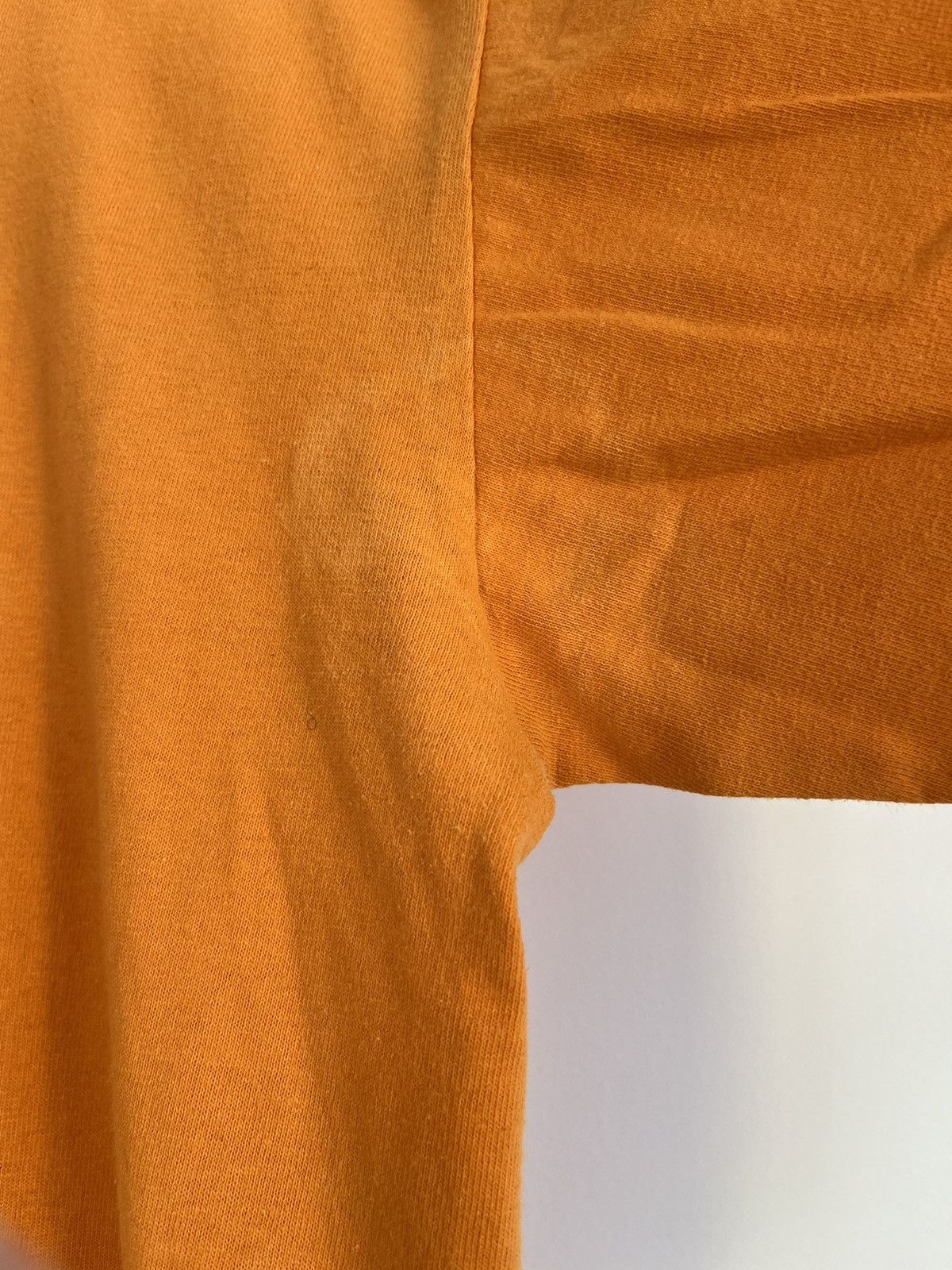 Stussy Vintage Stussy Vertical Logo Orange Tee Size US S / EU 44-46 / 1 - 8 Thumbnail