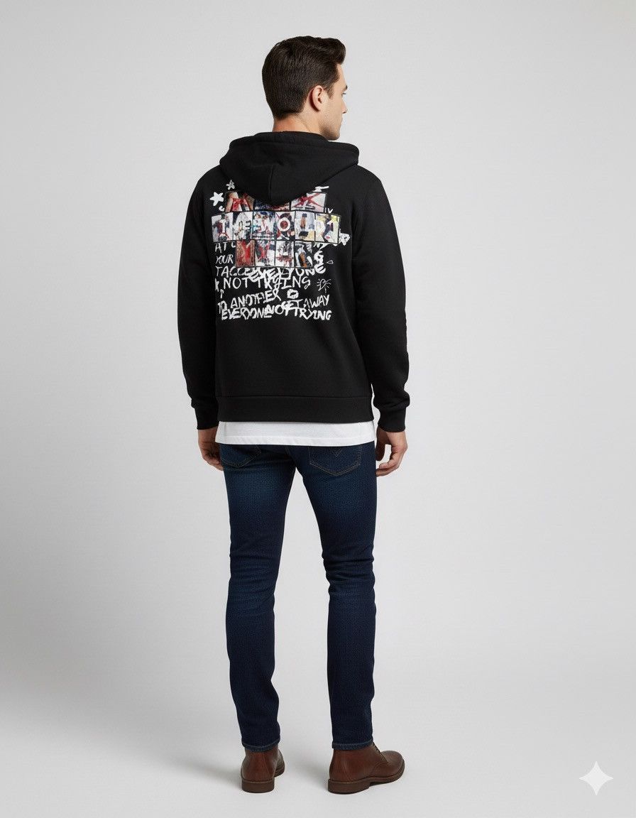 In The Attic 🔥Rare In The Attic Punk Revolution Zipper Hoodie Size US M / EU 48-50 / 2 - 1 Thumbnail