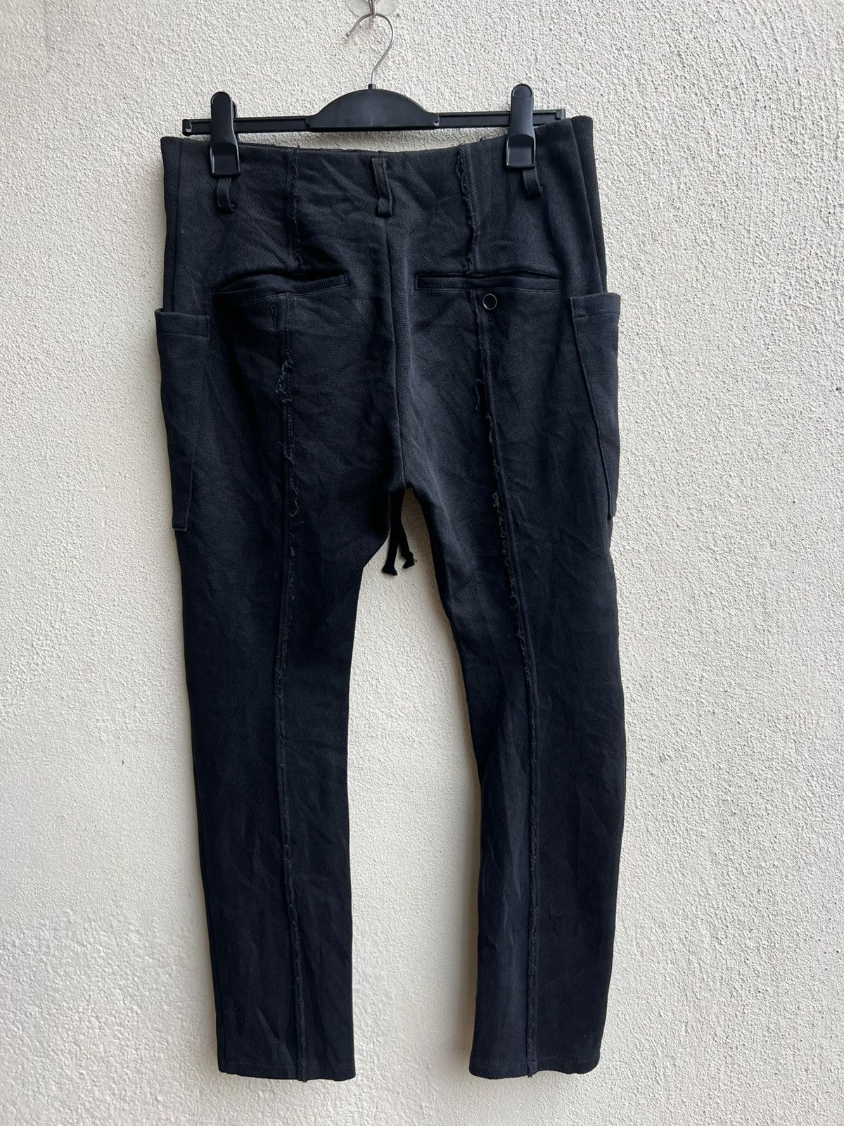 Bajra Bajra Made in Japan Raw Cut Black Trouser Stretch Pant Size US 30 / EU 46 - 14 Thumbnail