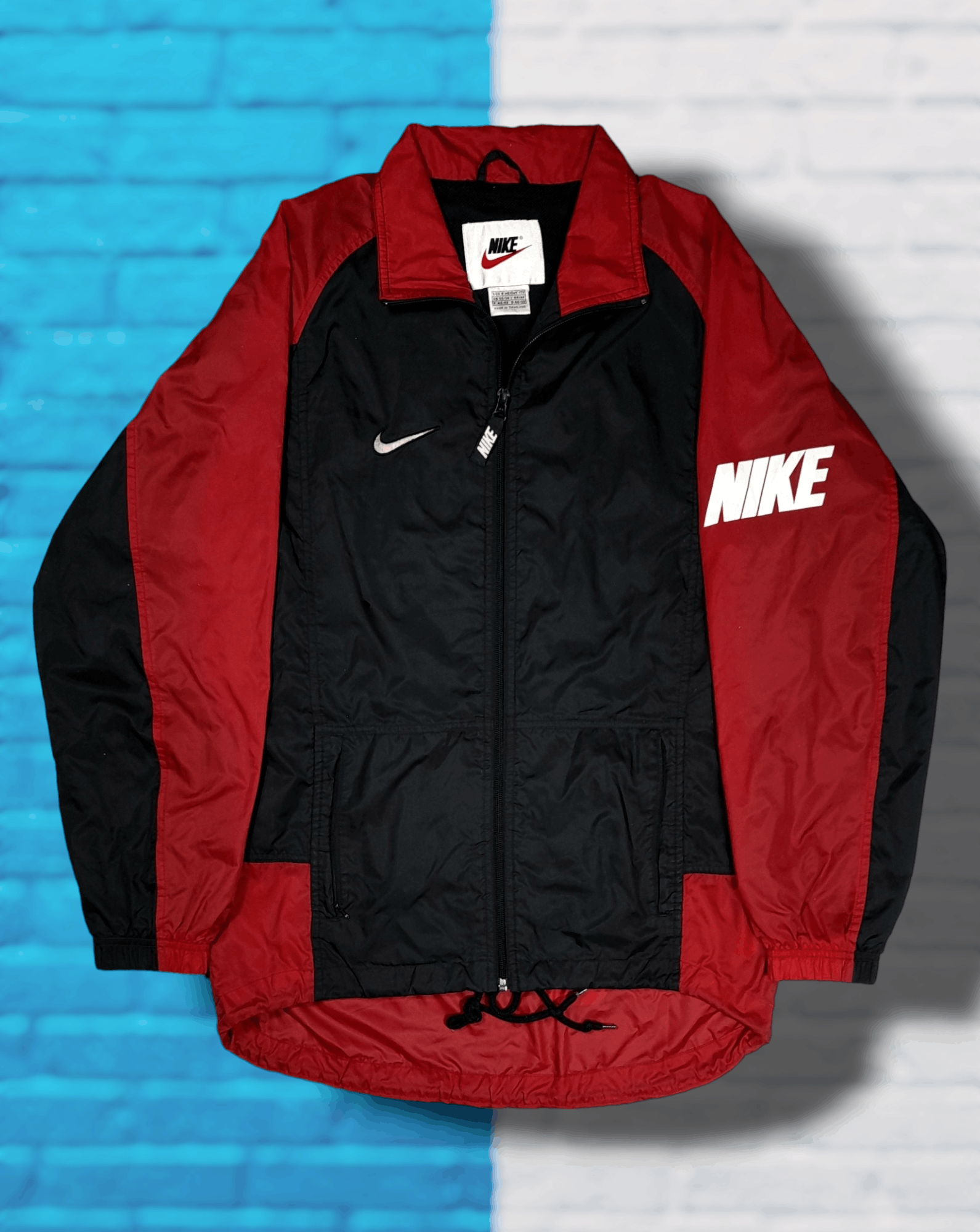 Adidas Vintage Big Logo Nike Nylon Jacket Sweatshirt Windbreaker Size US S / EU 44-46 / 1 - 1 Thumbnail
