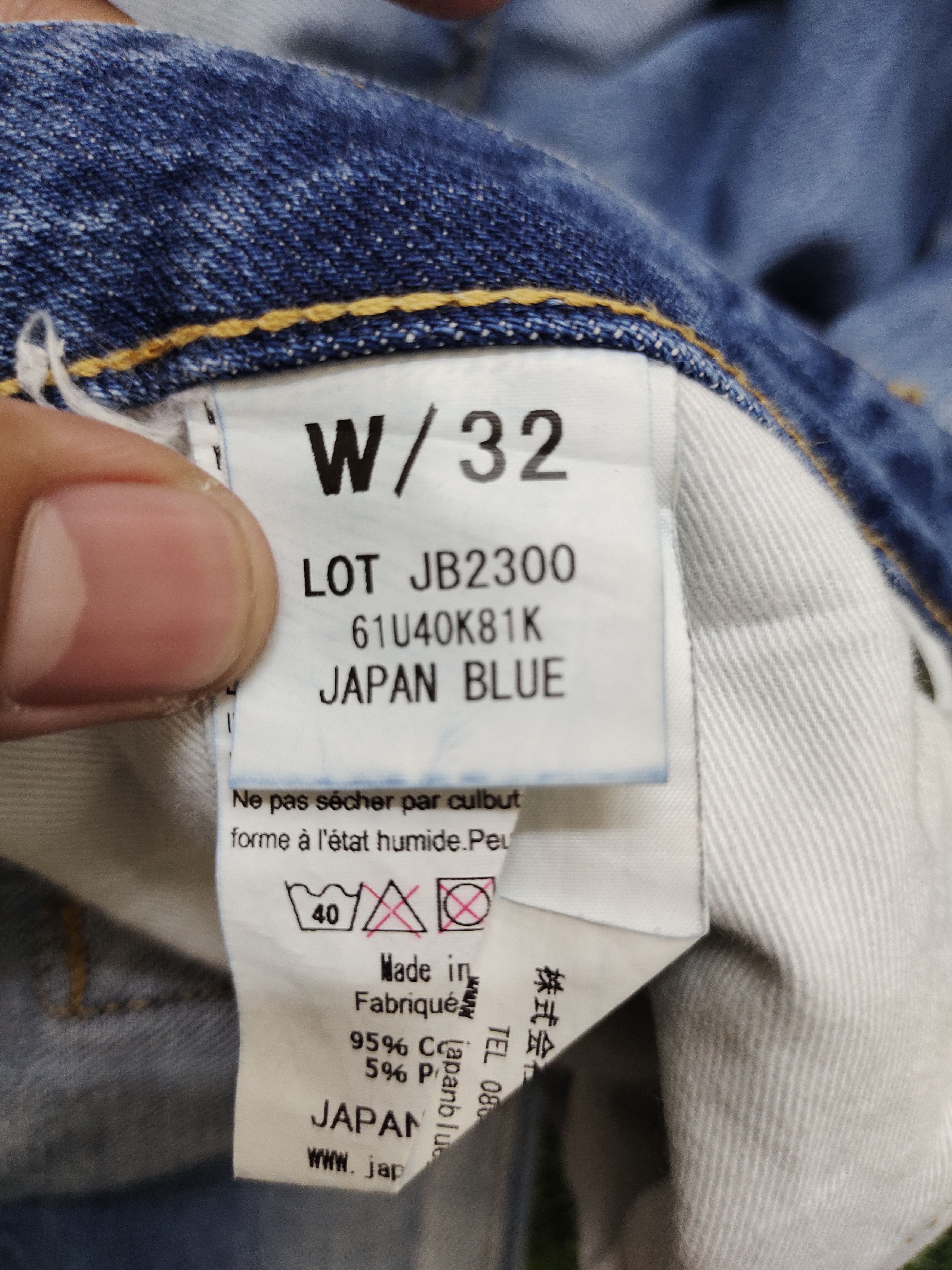 Japan Blue Japan Blue 'Long Beach' Denim Pants Straight Tight Size US 32 / EU 48 - 16 Thumbnail