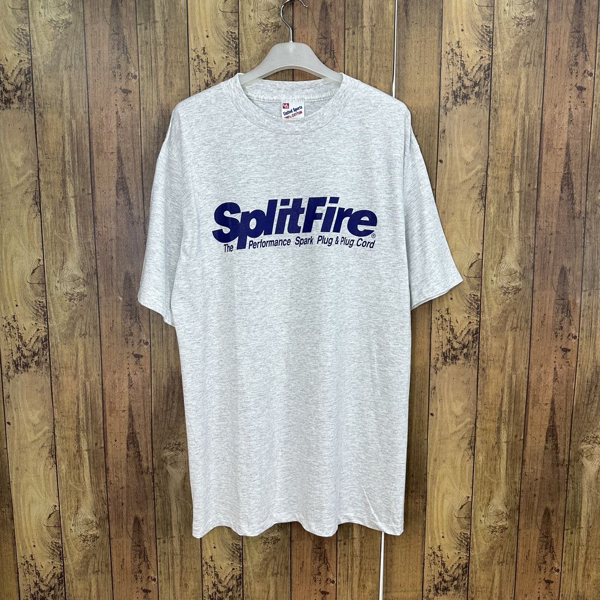 Vintage Rare SplitFire Promo Racing Vintage TShirt A718 Size US L / EU 52-54 / 3 - 1 Thumbnail