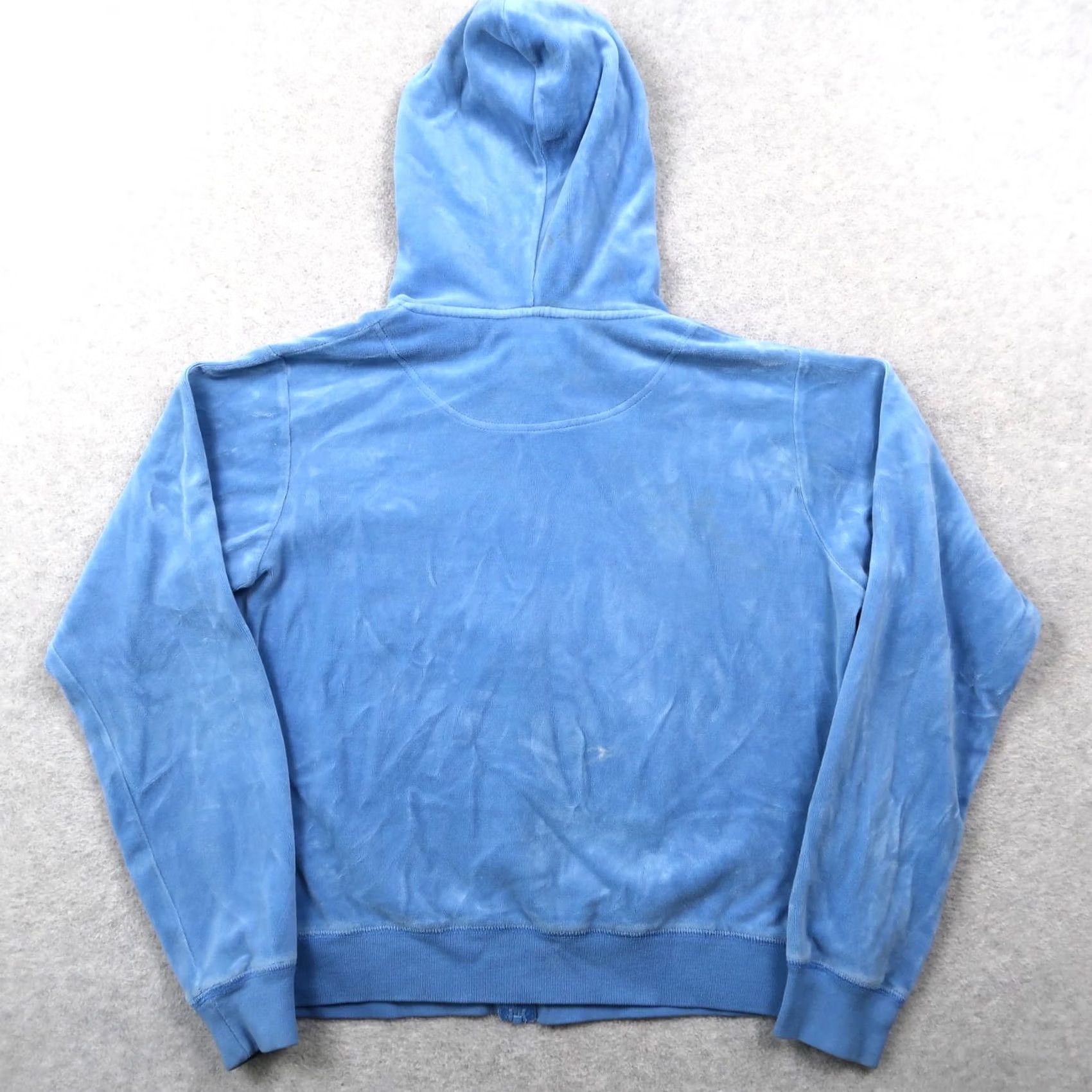Big Dogs VINTAGE Big Dogs Hoodie Women’s S Blue Velour Zip Up Hoodie Size S / US 4 / IT 40 - 2 Thumbnail