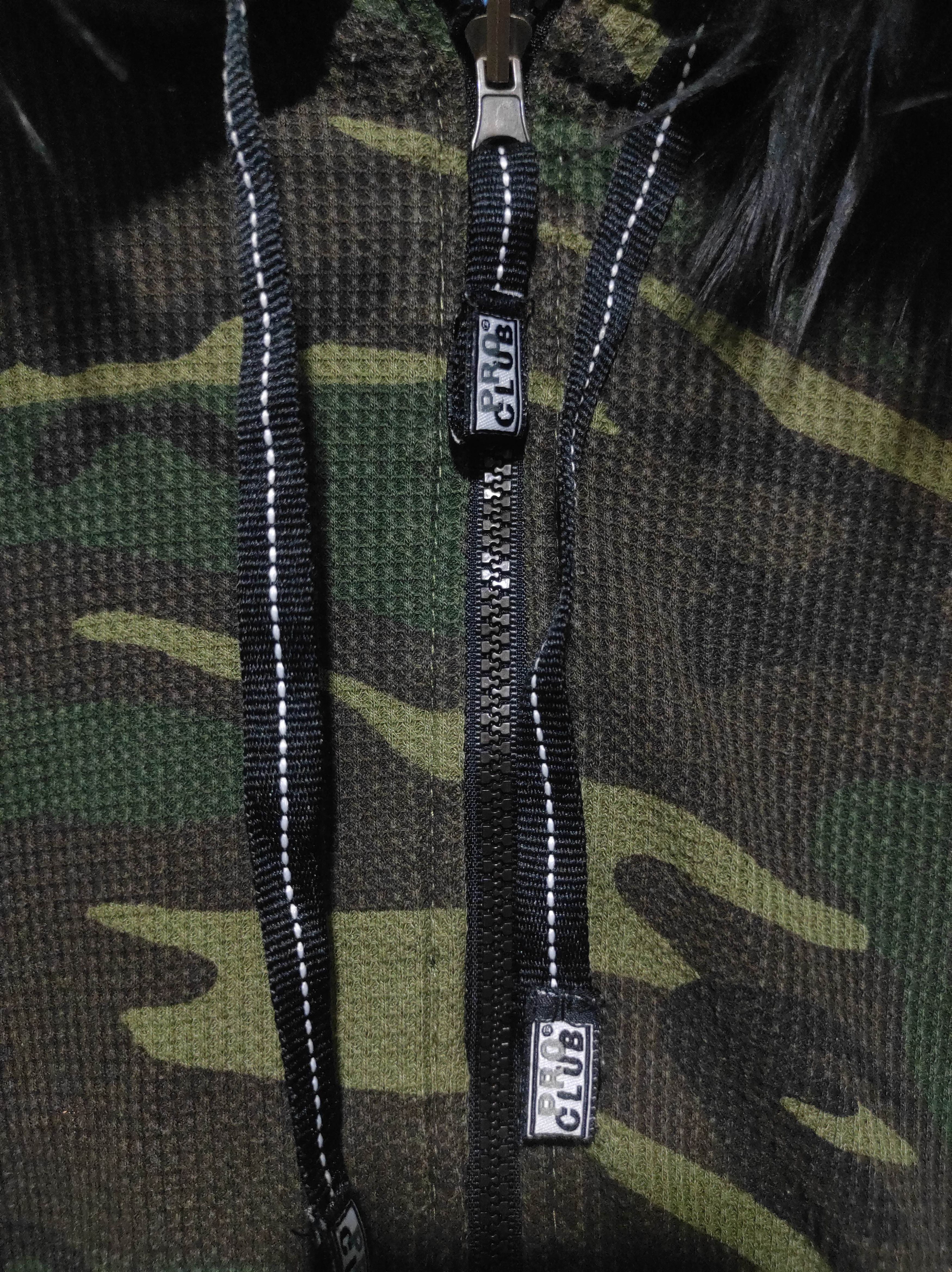 Hysteric Glamour Pro Club Camo Reversible Heavy Zipper Fur Hoodie LGB style Size US XXL / EU 58 / 5 - 5 Thumbnail
