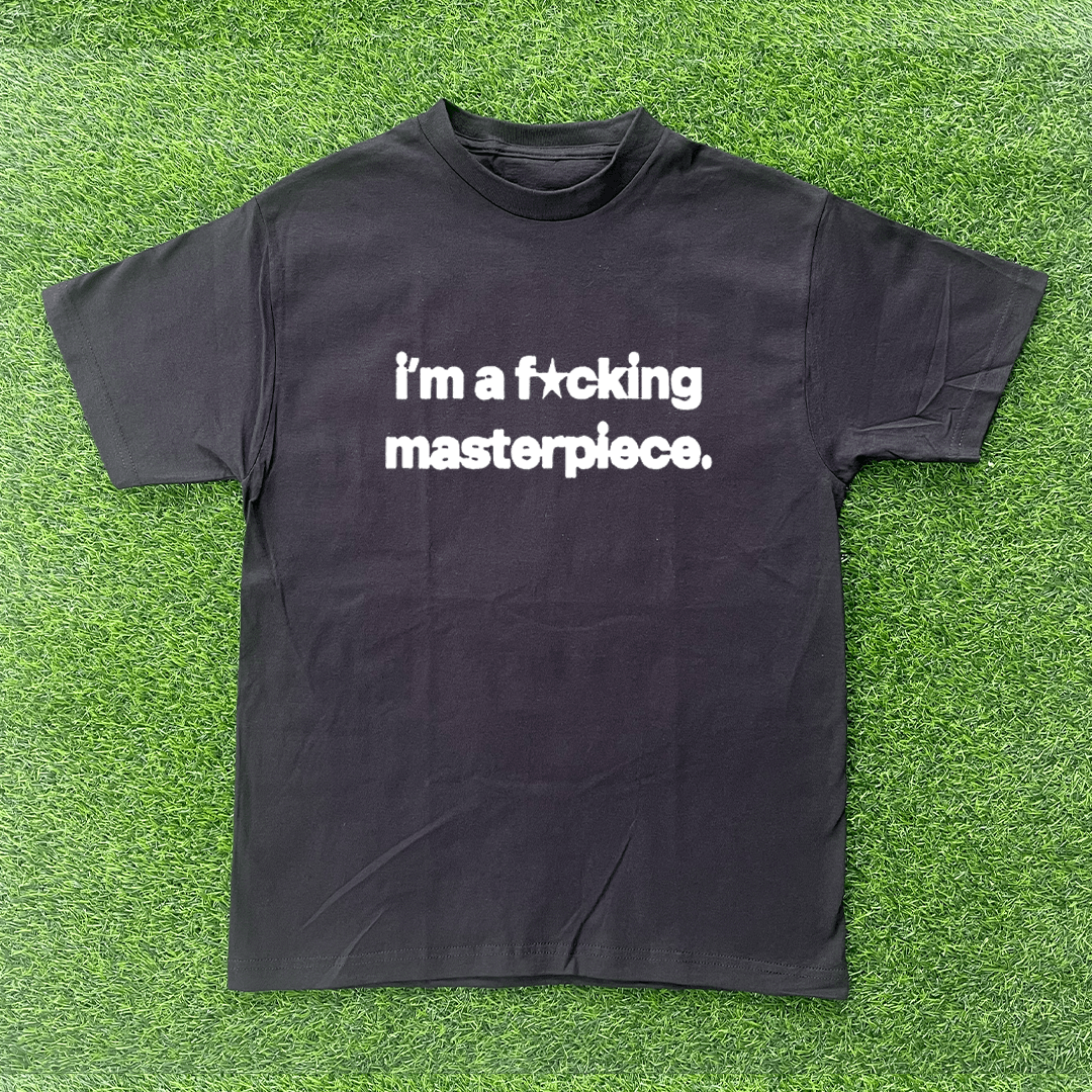 Vintage IM A F*ING MASTERPIECE TSHIRT Size US L / EU 52-54 / 3 - 1 Preview
