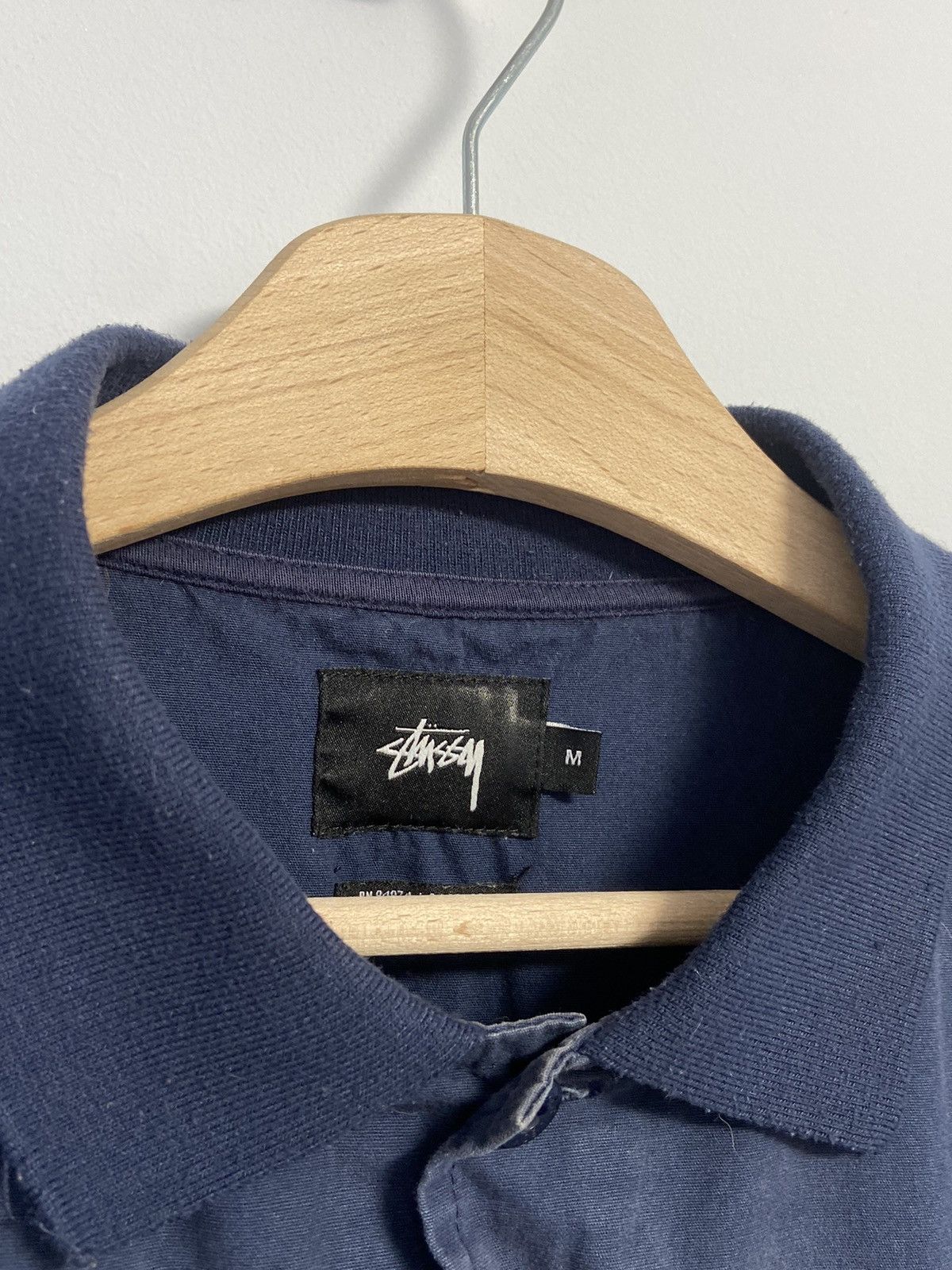 Stussy STUSSY Shirt Rugby Stitches Logo Patchwork Size US M / EU 48-50 / 2 - 7 Thumbnail