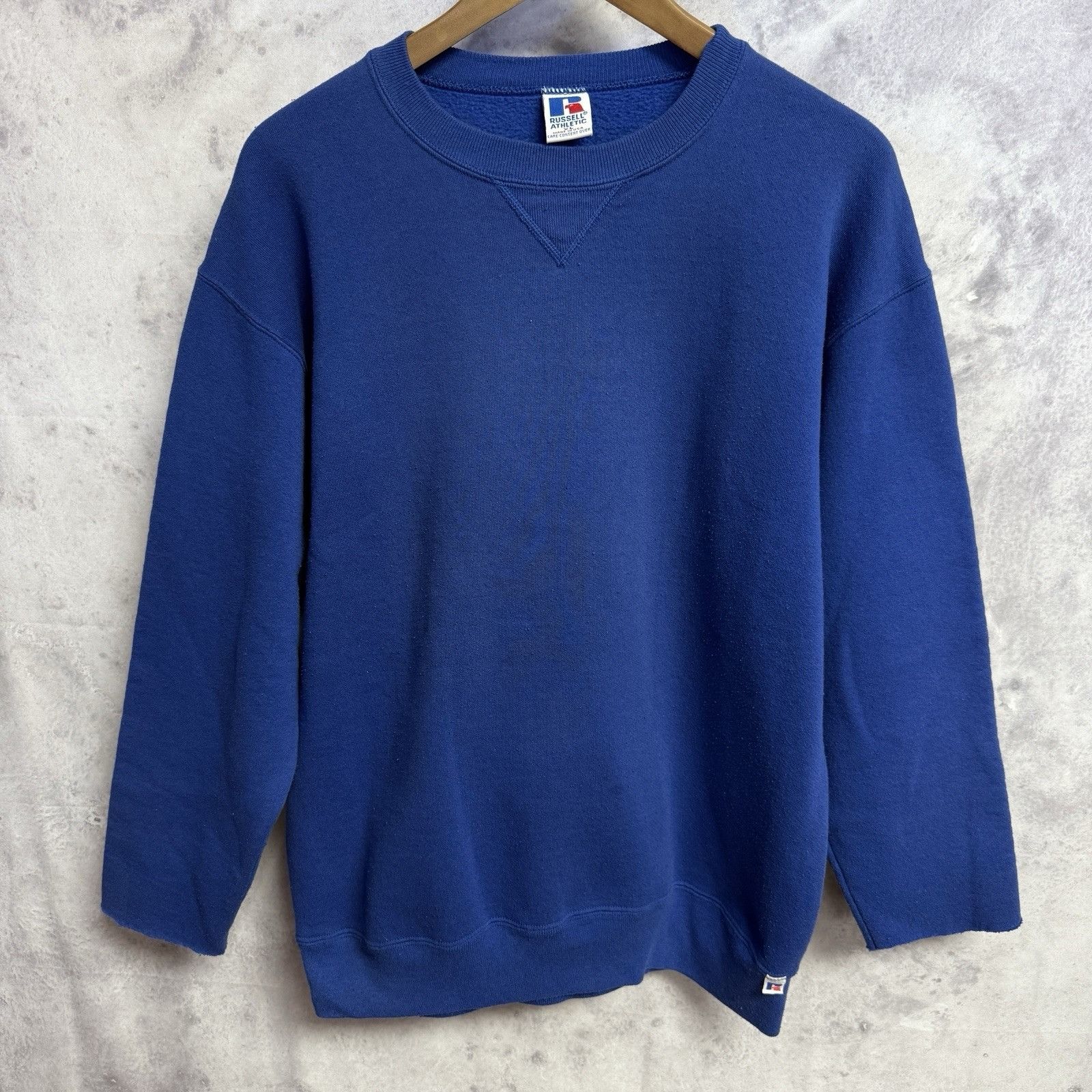Russell Athletic Vintage 90s Russell Athletic Sweatshirt Mens XL 22x26 Blue U Size US XL / EU 56 / 4 - 1 Thumbnail