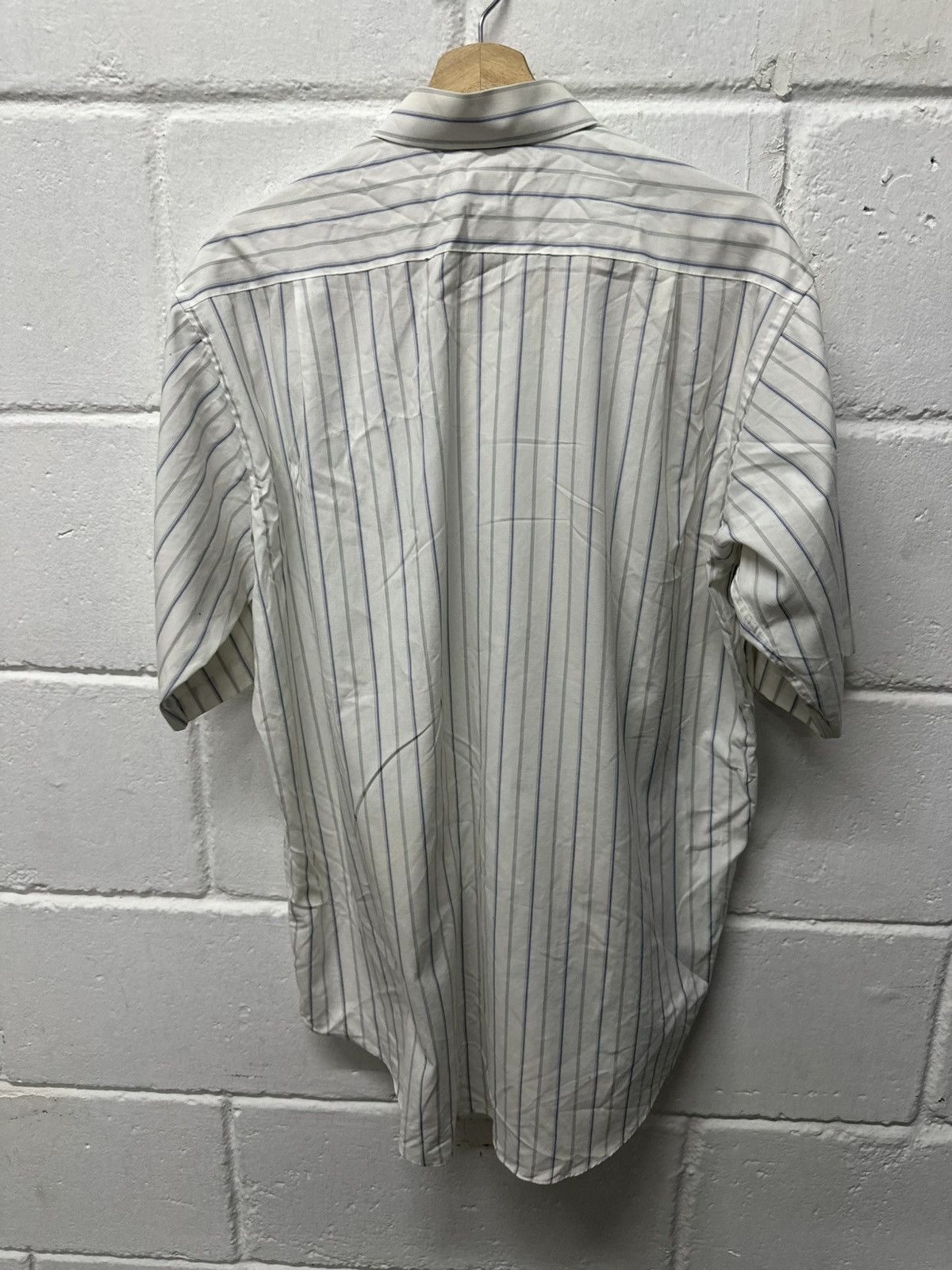 Issey Miyake 1990 - Issey Miyake Design Studio Vertical Stripe Shirt Size US XL / EU 56 / 4 - 15 Thumbnail