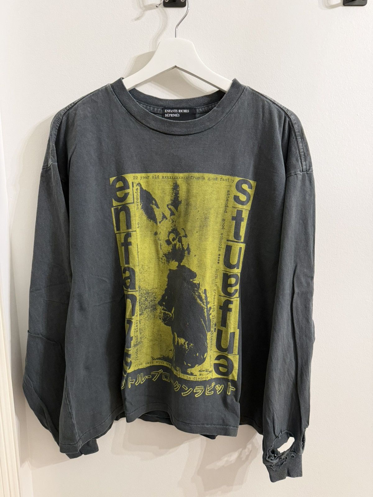 Enfants Riches Deprimes Bermuda Rabbit Long Sleeve Tee Size US M / EU 48-50 / 2 - 1 Thumbnail