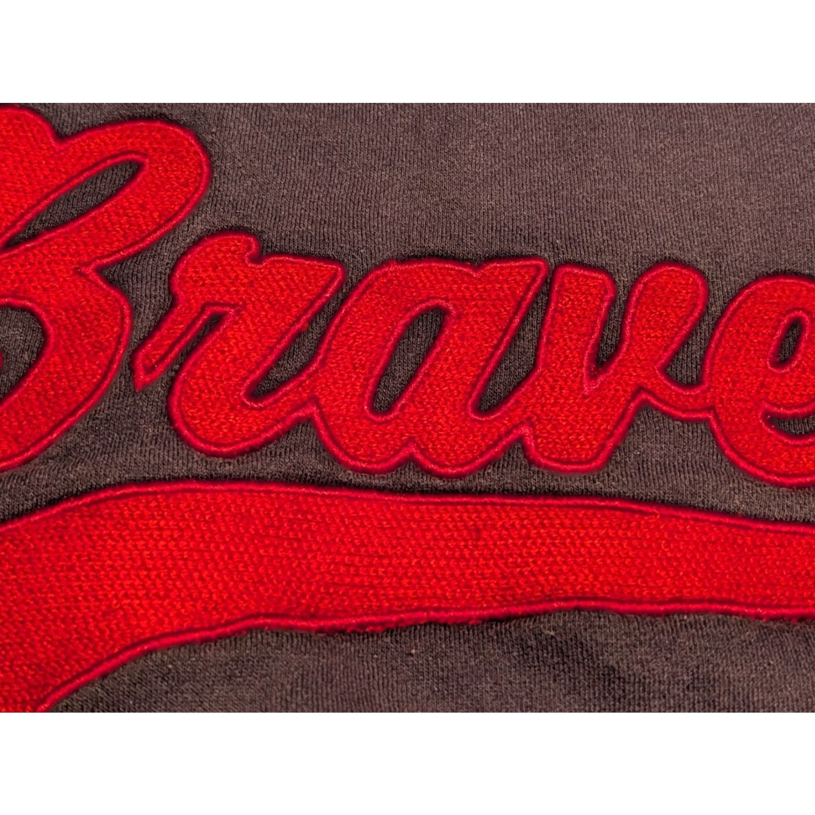 Starter Starter Atlanta Braves Crewneck Sweatshirt Men’s XL Colorblock Navy Red White Fleece Embroidered 90s Sports Pullover Size US XL / EU 56 / 4 - 6 Thumbnail